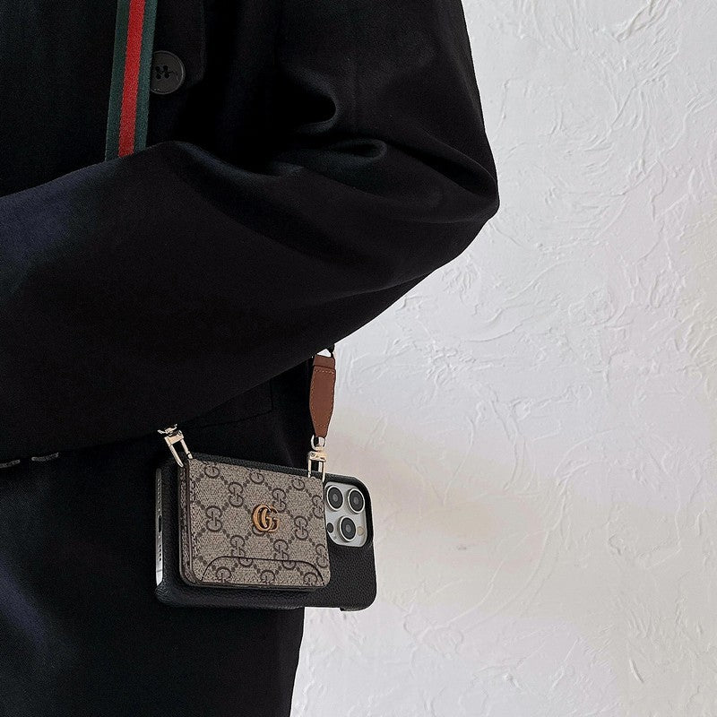 GG Card Bag Crossbody Classic iPhone Case - Wholesale & Influencer