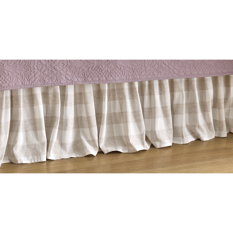 Gingham Bedskirt - MIDNIGHT VELVET CATALOG