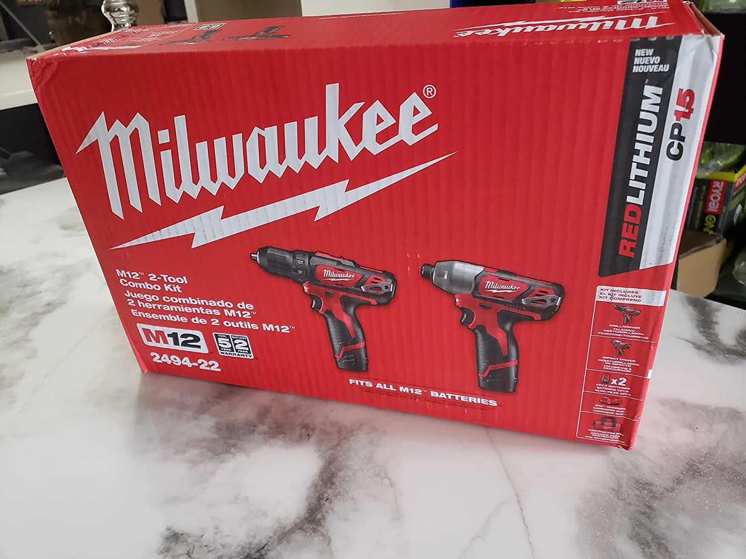 Milwaukee 2494-22 Kit with Free M12 2.0Ah Compact Battery - Image 2