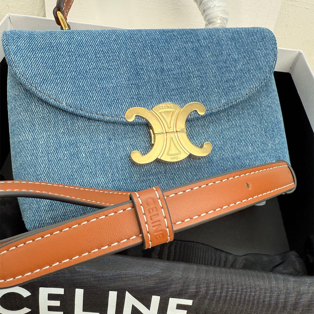 CELINE TEEN NINO BAG IN DENIM(HIGH-END GRADE)1:1High-quality replica