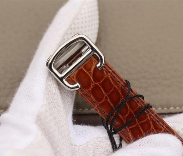 Replica Cartier Tank Reversible White Dial Leather Strap - Top club