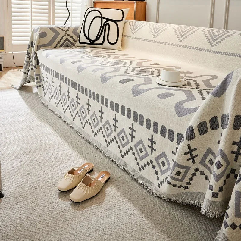 GeometrischStijl | Dubbelzijdige Bohemia Sofa Cover