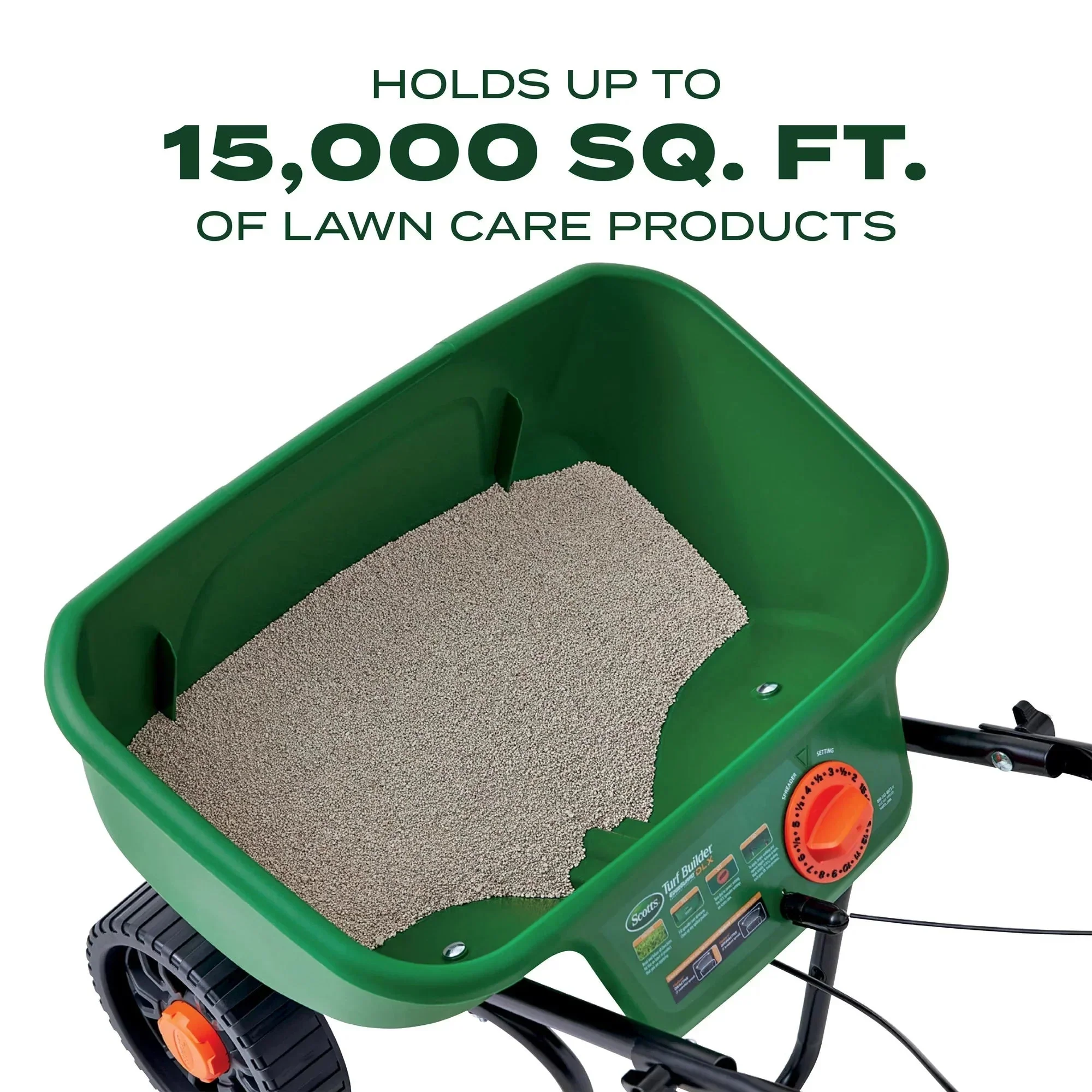 Scotts Turf Builder EdgeGuard DLX Broadcast Spreader 15,000 sq. ft. - Image 4 Scotts Turf Builder EdgeGuard DLX Broadcast Spreader 15,000 sq. ft. - Image 4