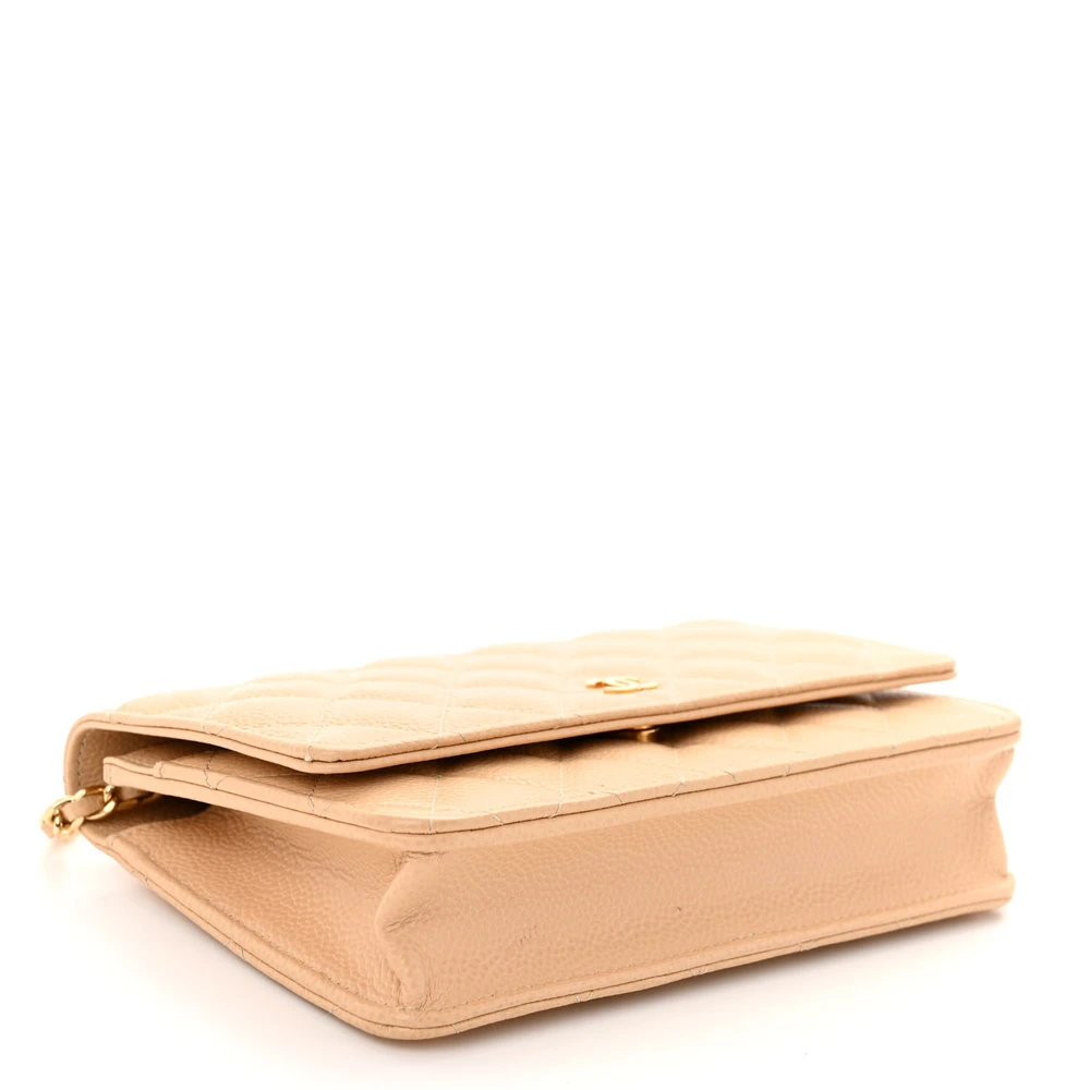 Chanel Beige Quilted WOC Replica – Mirror Quality Handbag1:1High-quality replica
