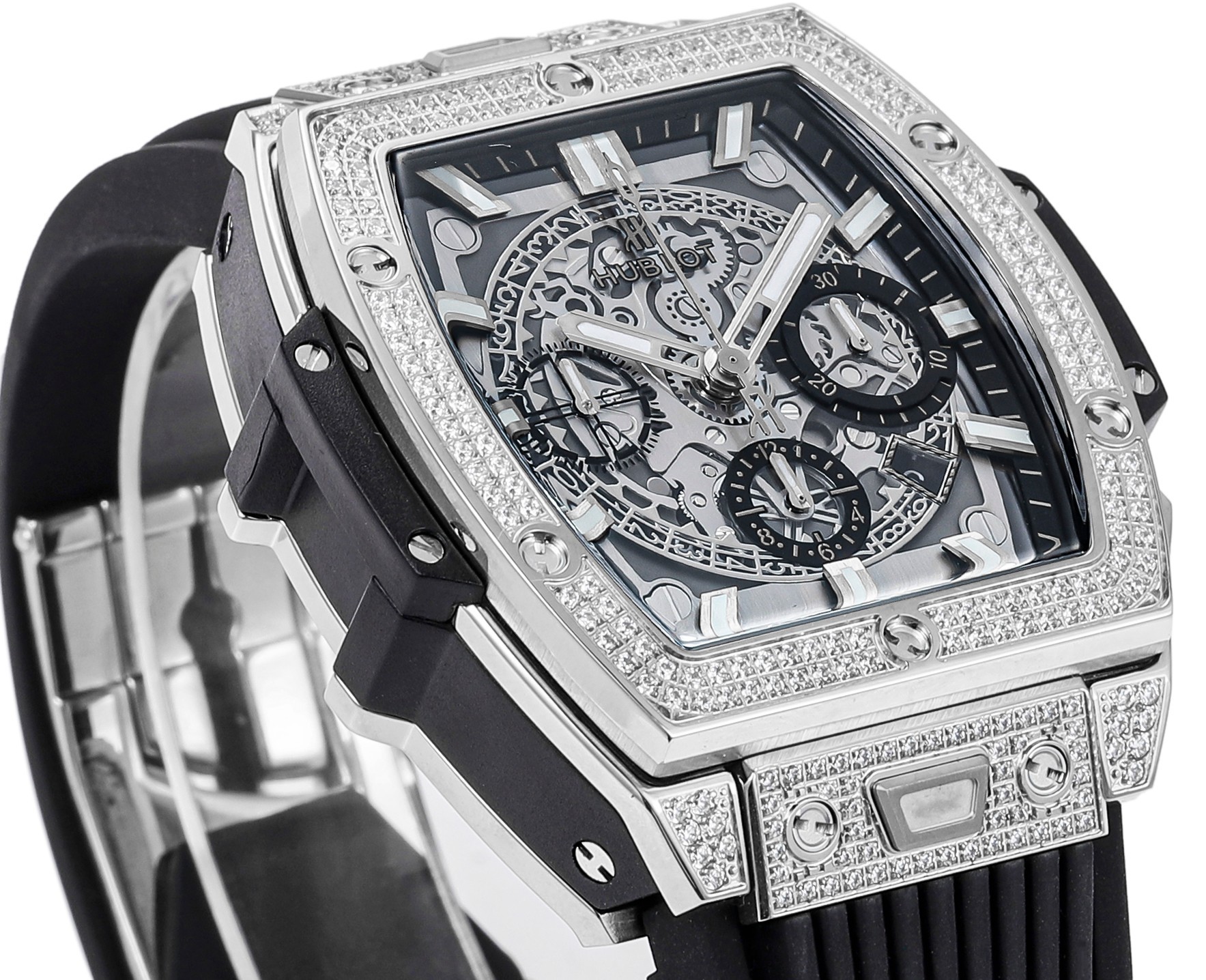 Hublot Spirit of Big Bang Textured Rubber Strap(1:1 replica) - Top club