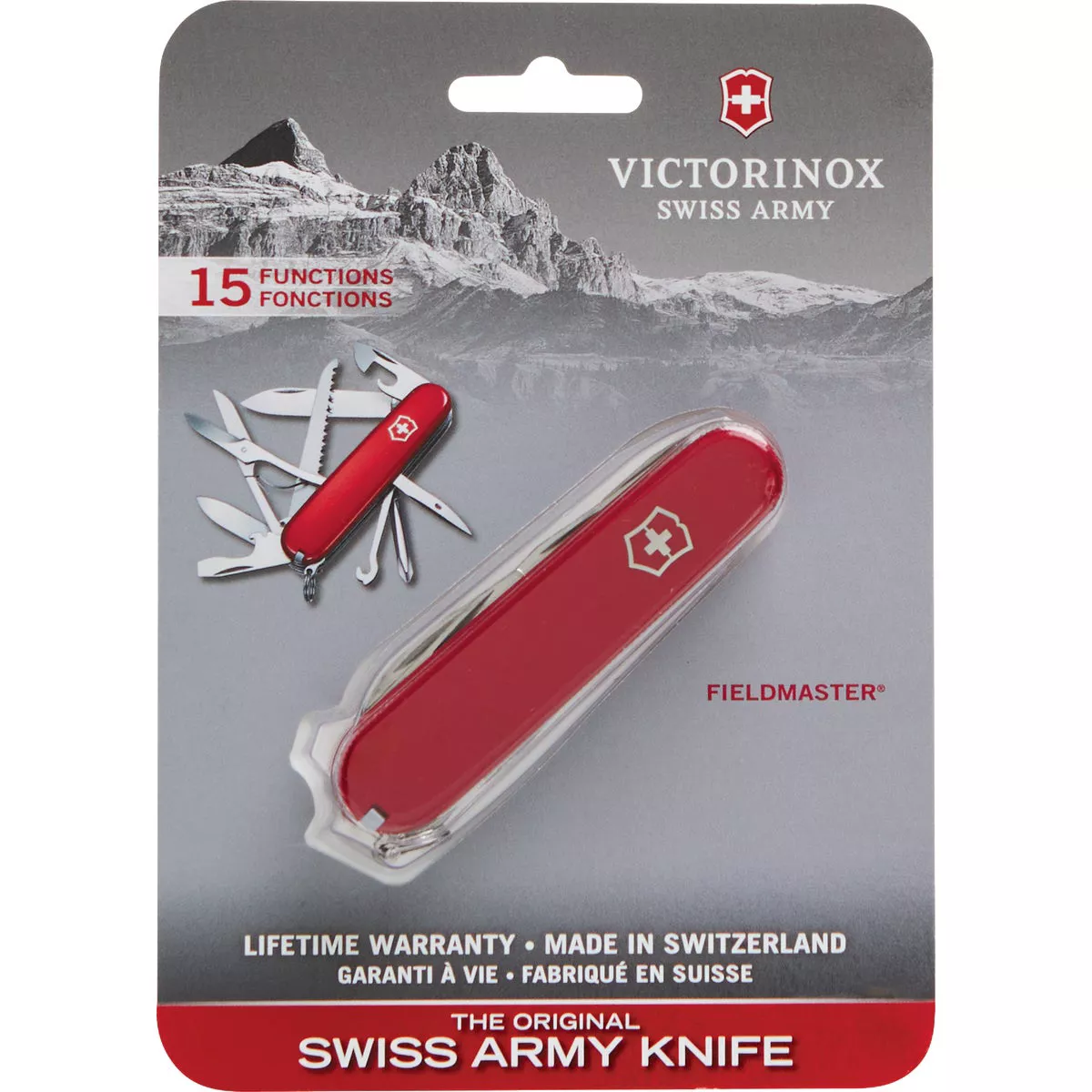 Victorinox Fieldmaster 15-Function 3-1/2 In. Red Swiss Army Knife