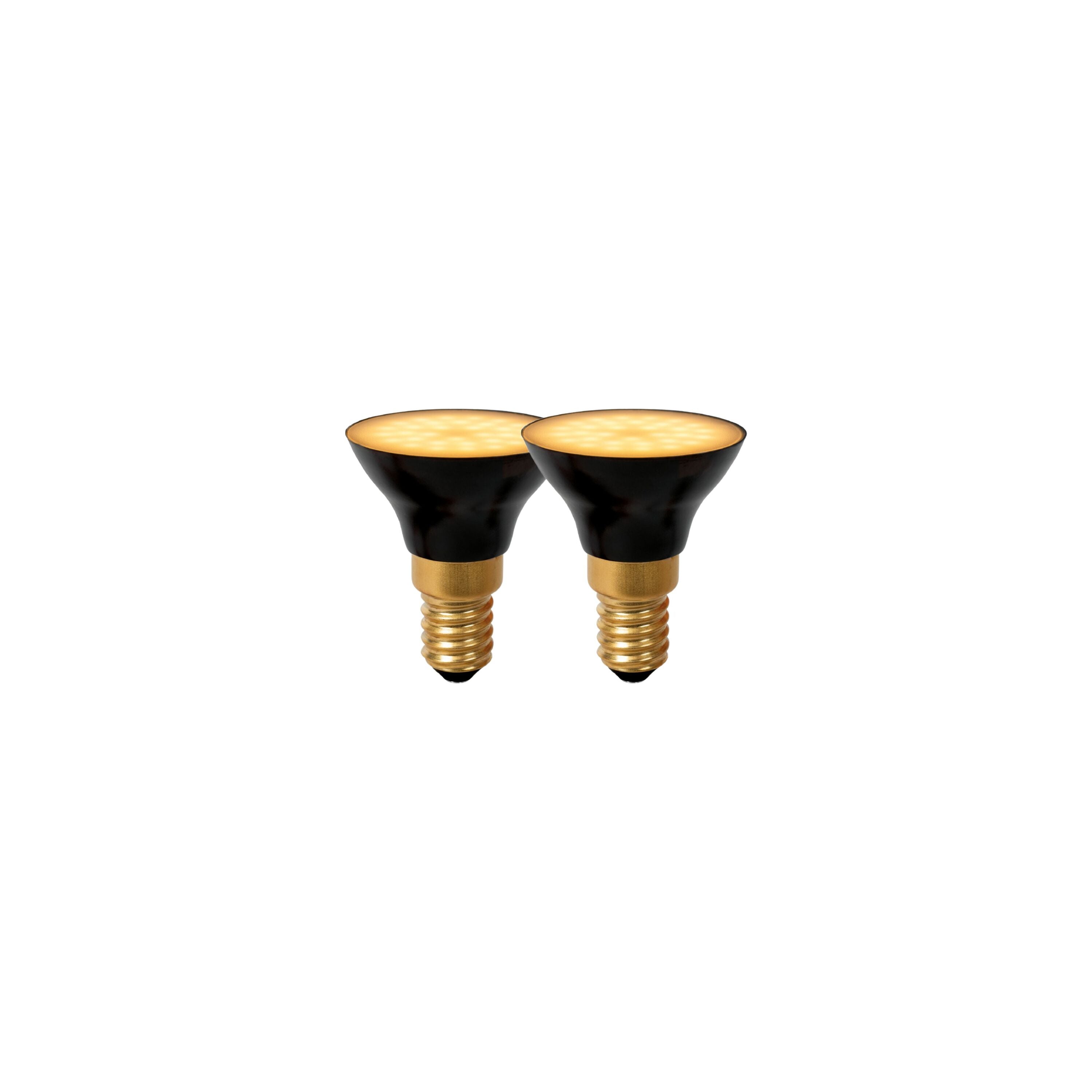 Lucide G45 Led lamp - Zwart (set van 2)