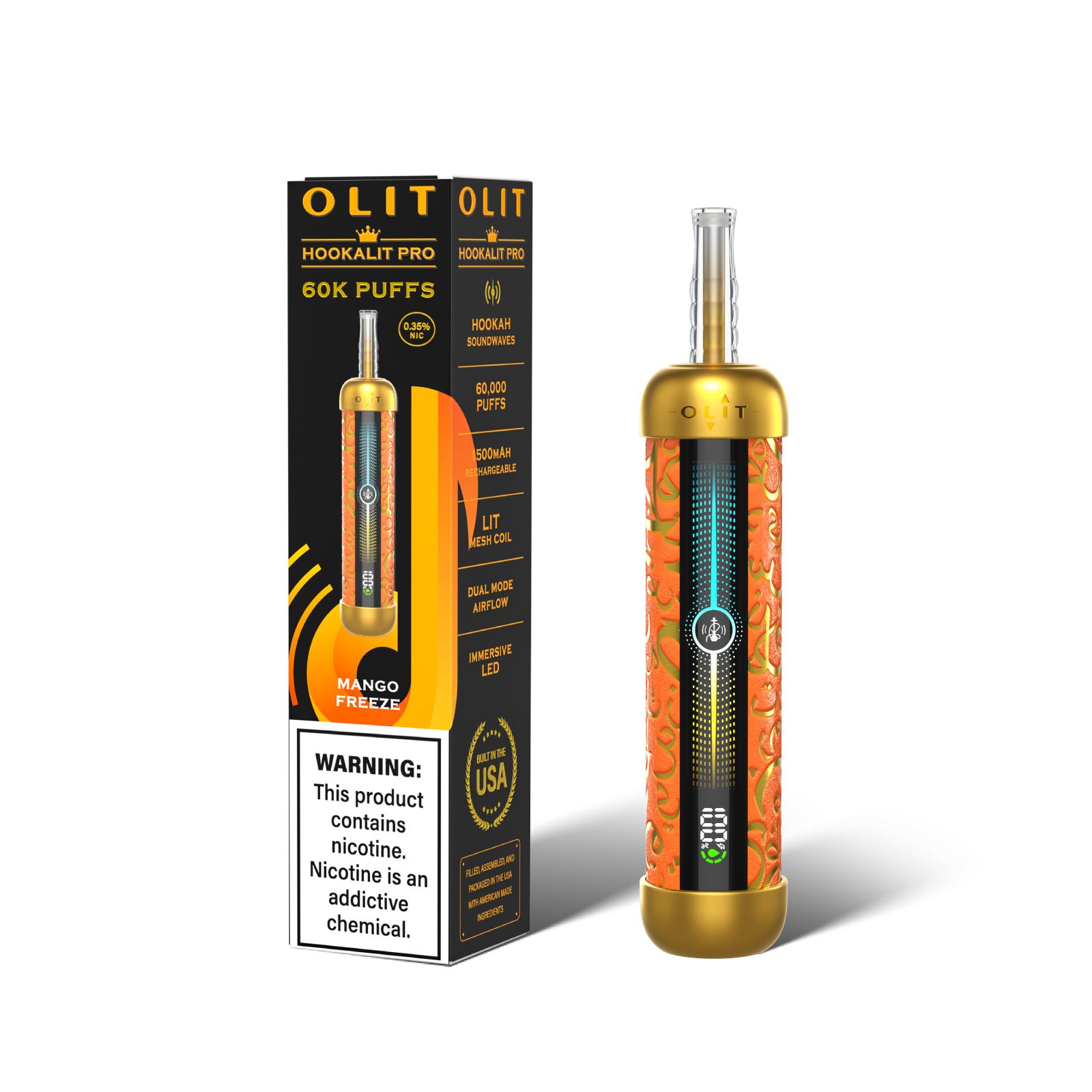 OLIT HOOKALIT PRO 60K DISPOSABLE