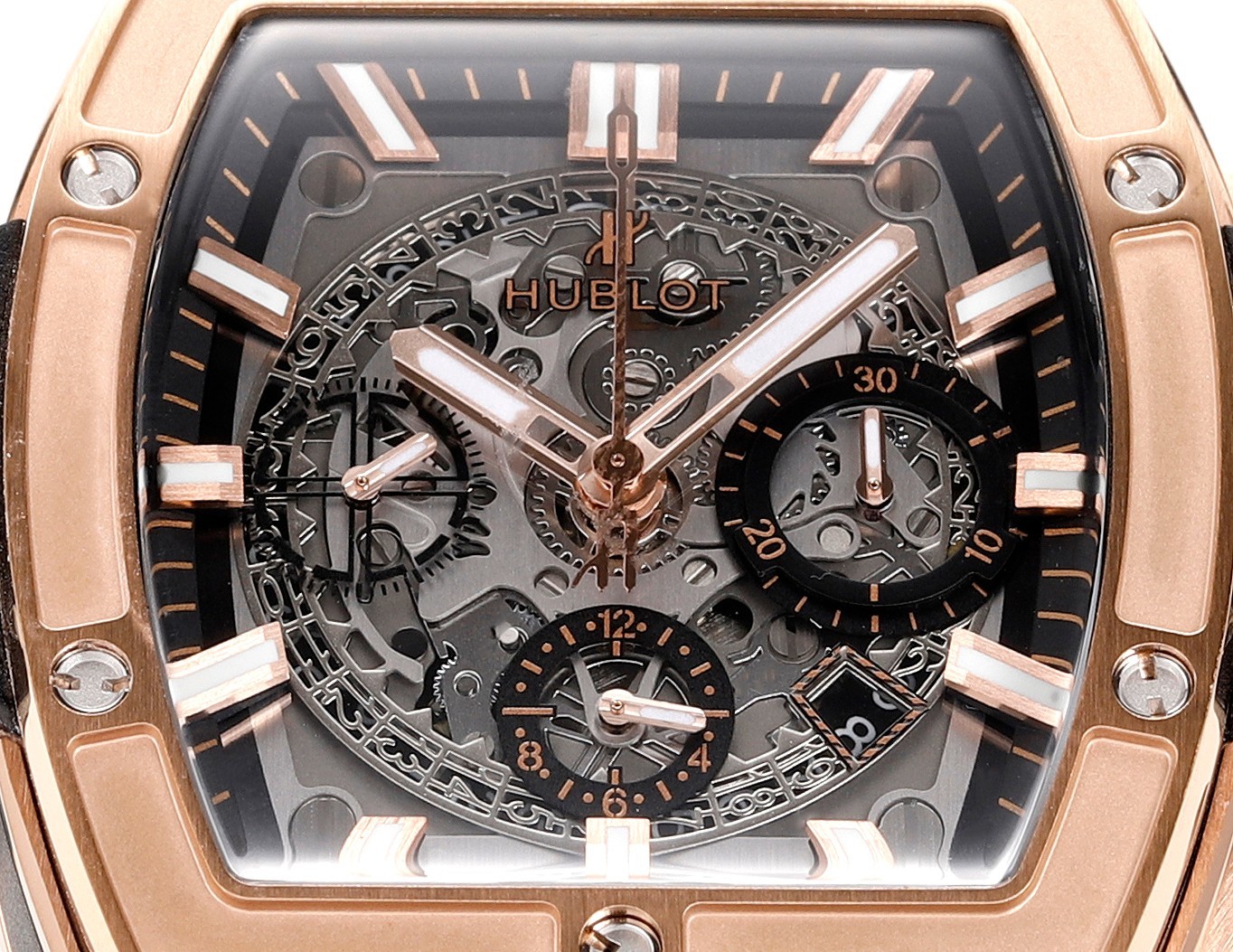 Hublot Spirit of Big Bang Textured Rubber Strap(1:1 replica) - Top club
