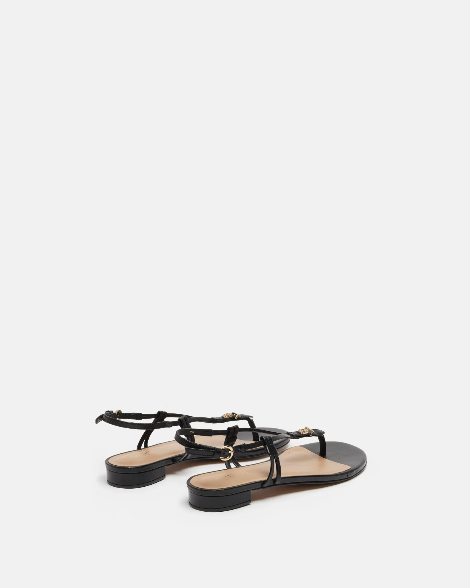 SANDALES KLARIN - En cuir noir