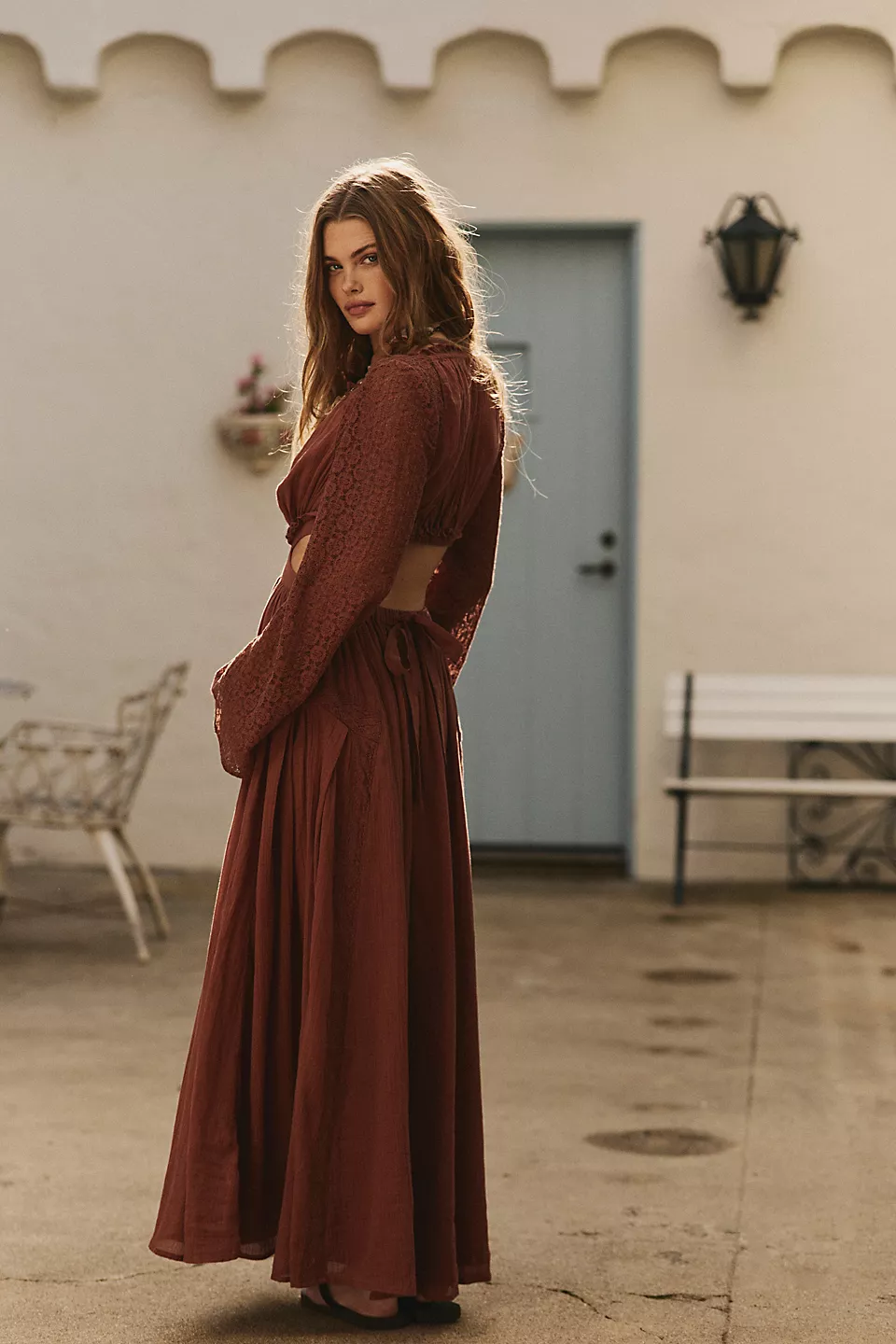 Lacie Maxi Dress-Honey Topaz