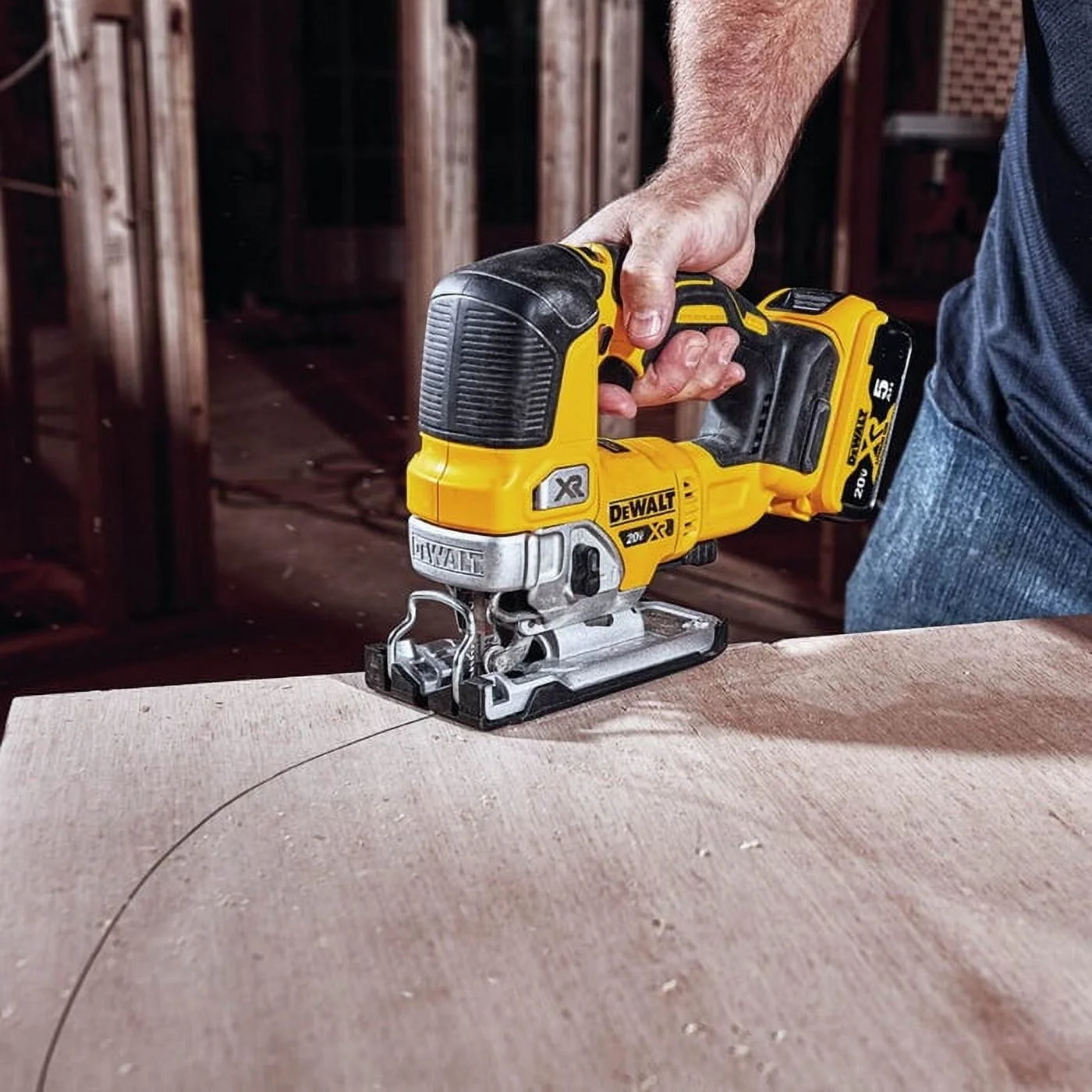 DEWALT 20V MAX XR Cordless Jig Saw DCS334B, 3,200 Blade Speed, Brushless Motor, LED Light (Bare Tool Only) - Image 6