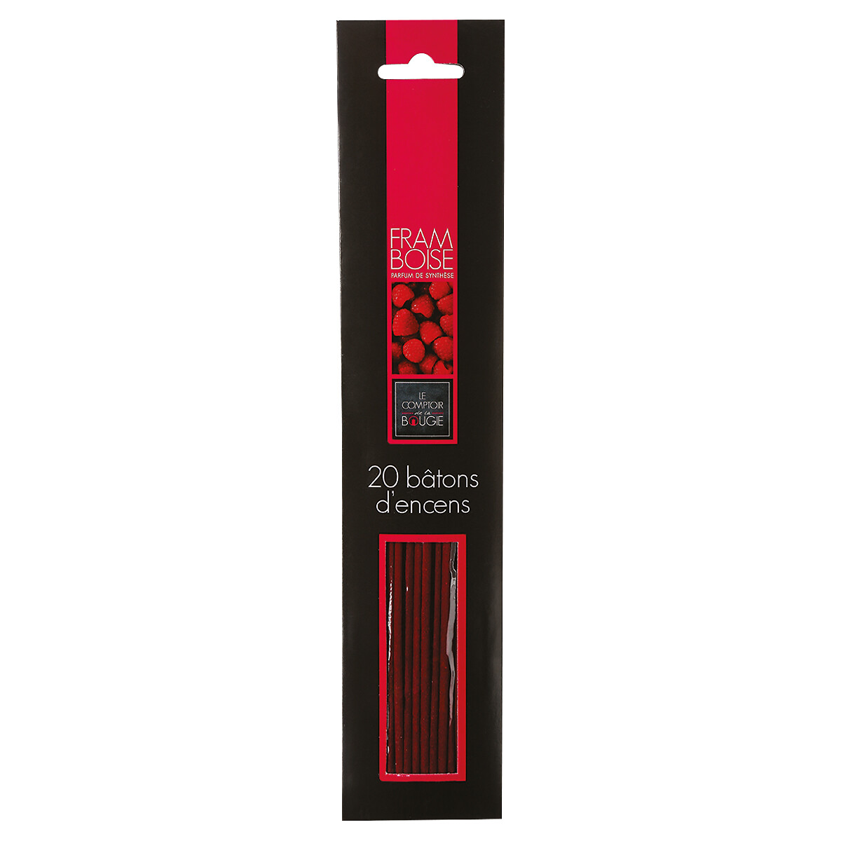 Set of 20 incense sticks Raspberry, H.25 cm