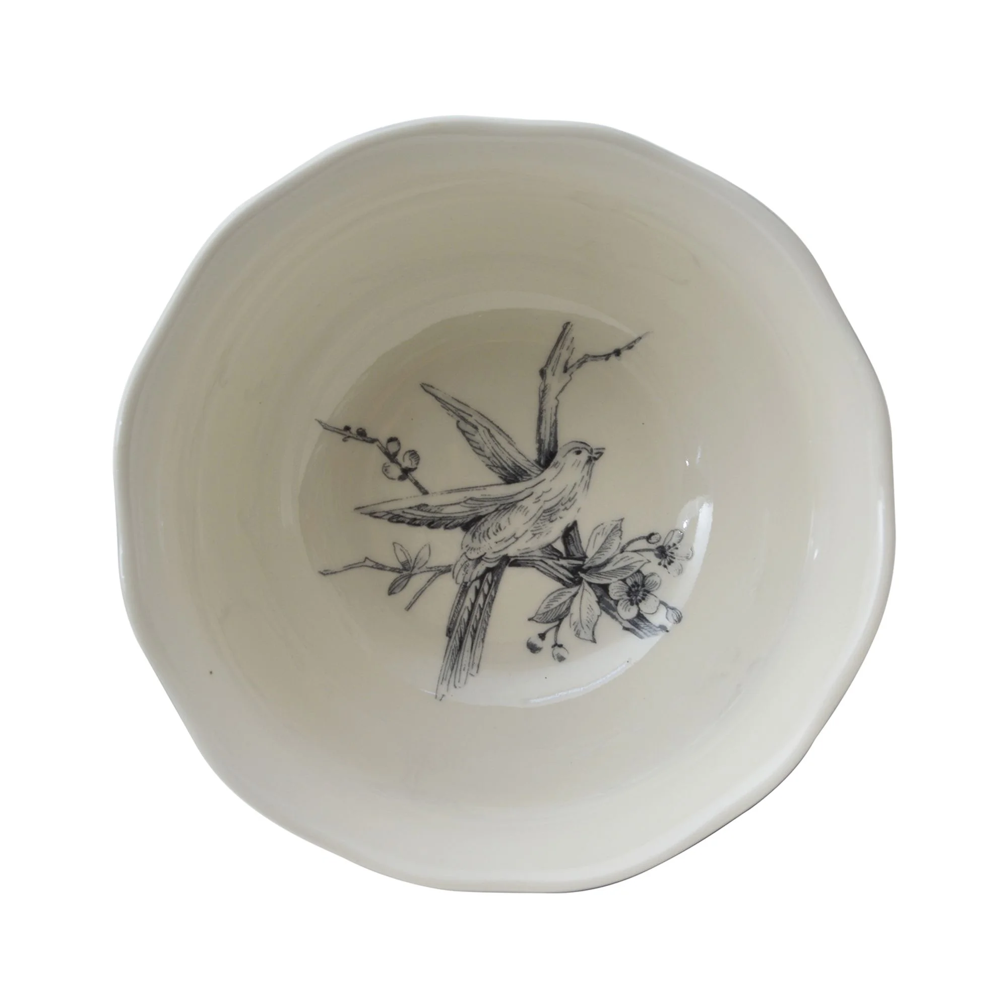 222 Fifth Adelaide Round 16-Piece Porcelain Dinnerware Set, Black Toile - Image 58