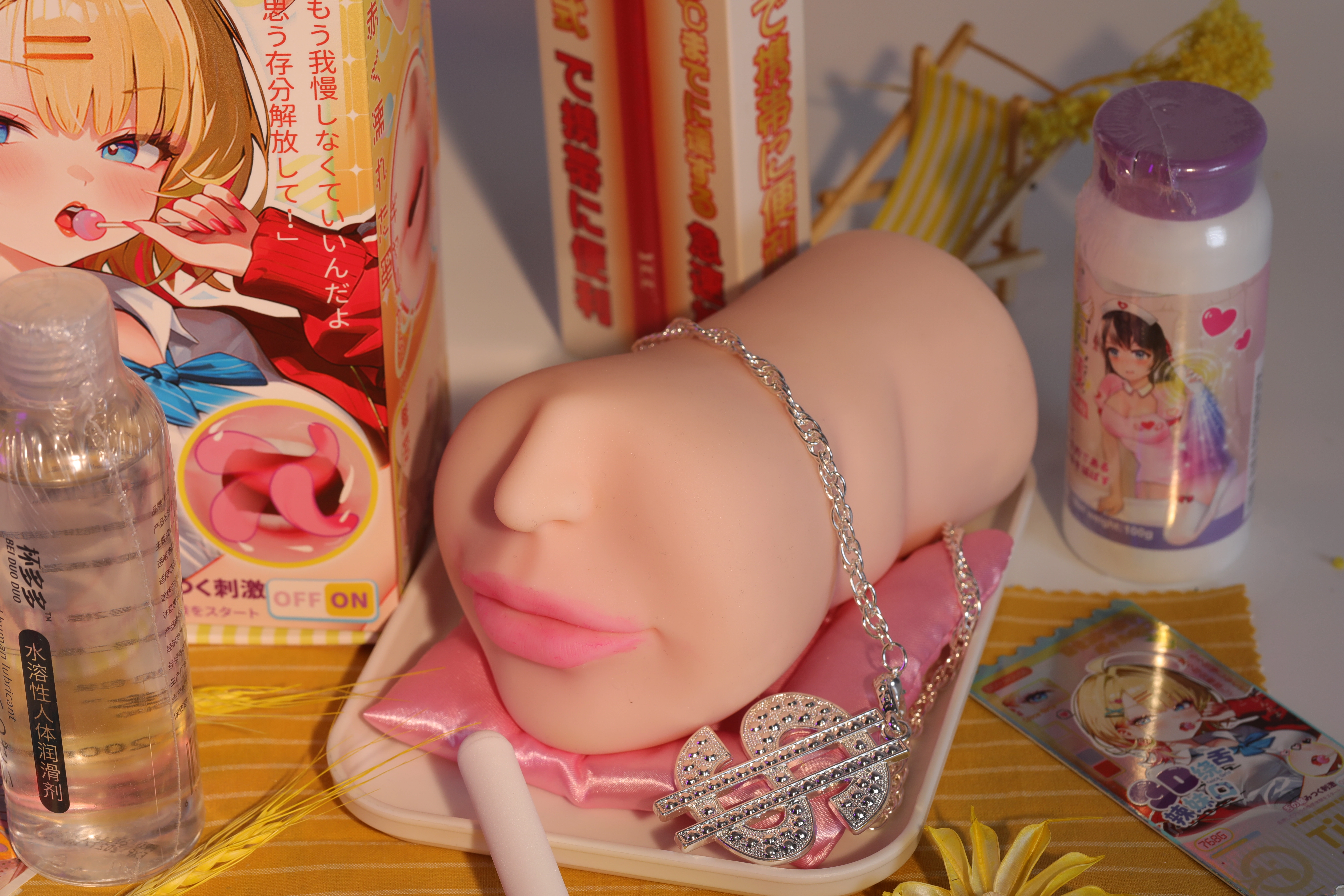 Dr.YUU Anime Oral Masturbator 360-degree tongue motion feature display