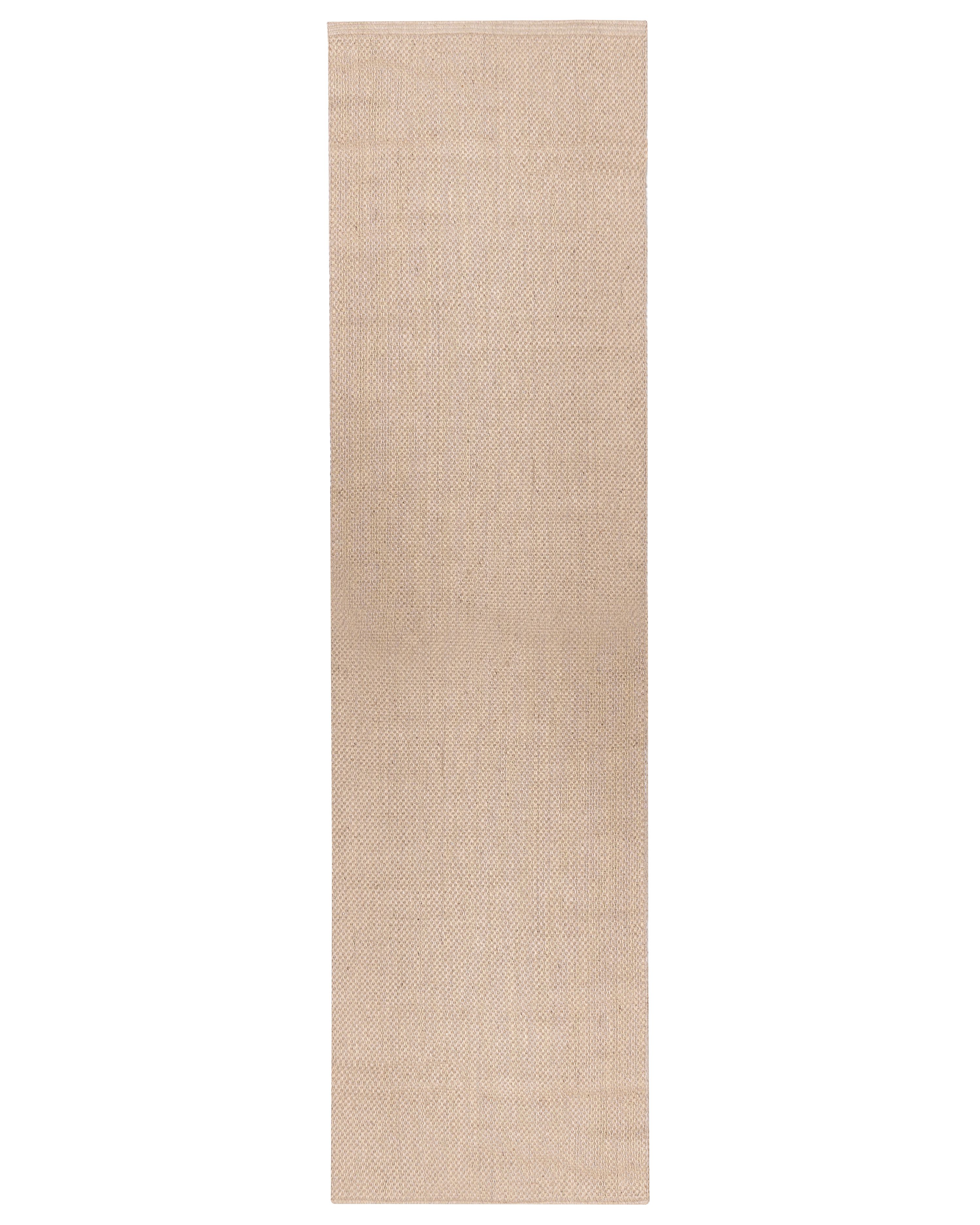 Rug NANDED Light Beige 80 x 300 cm Jute