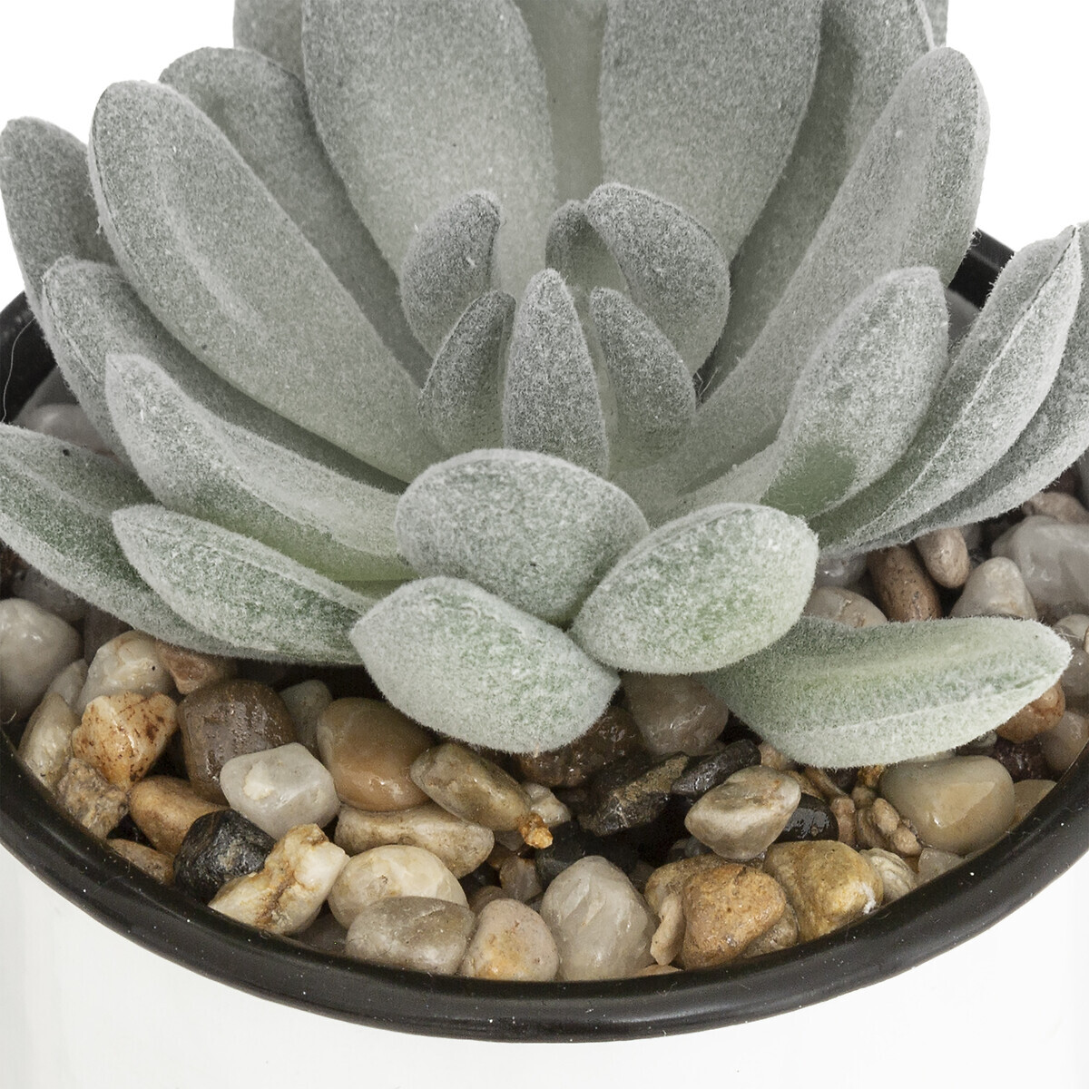 Artificial plant Metal mug, H.10 cm