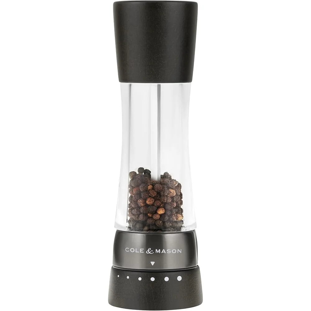Derwent Refillable Adjustable Wood Pepper Mill