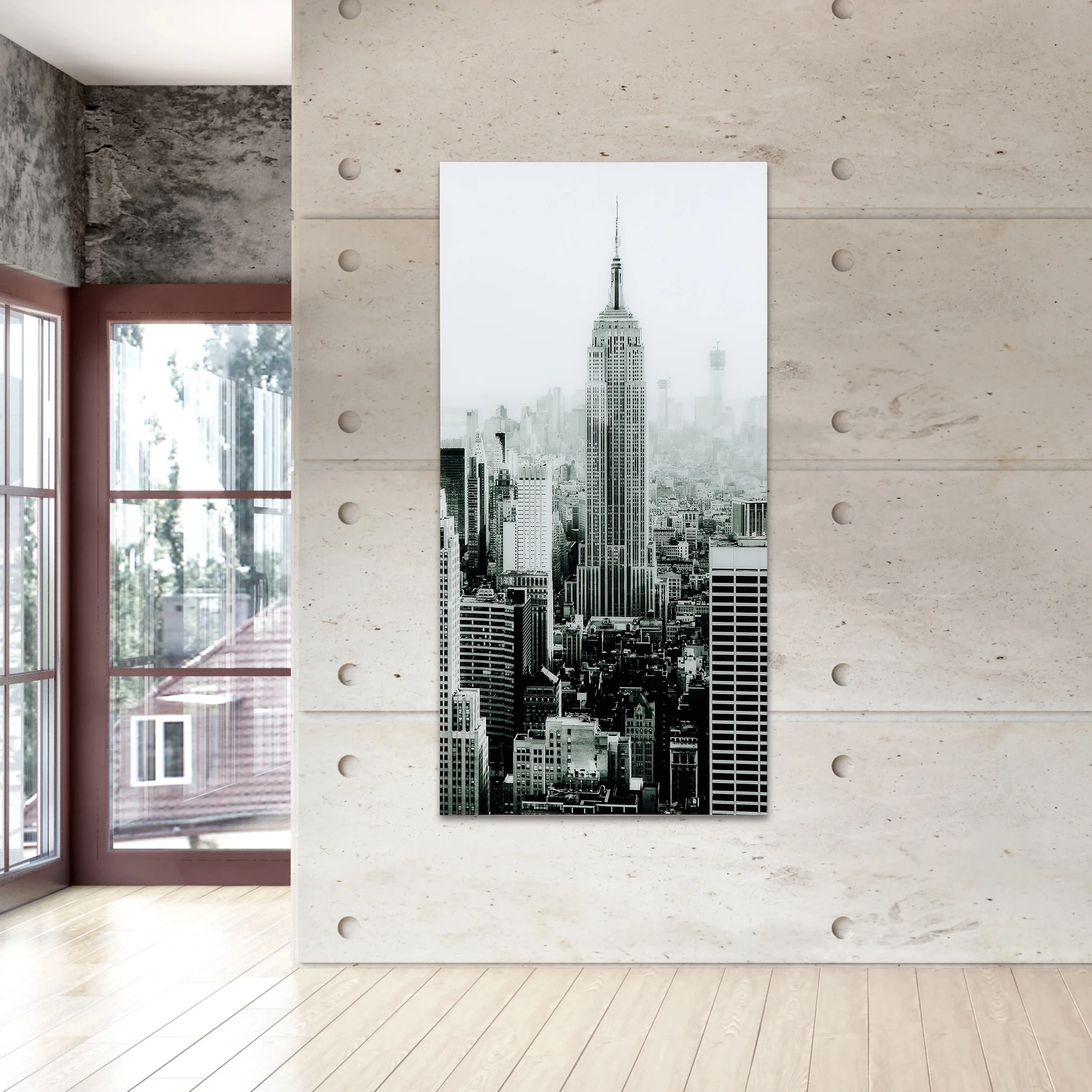 Empire Art Direct Blue Splash Frameless Free Floating Tempered Glass Panel Graphic Wall Art, 72" x 36", Ready to Hang - Image 30