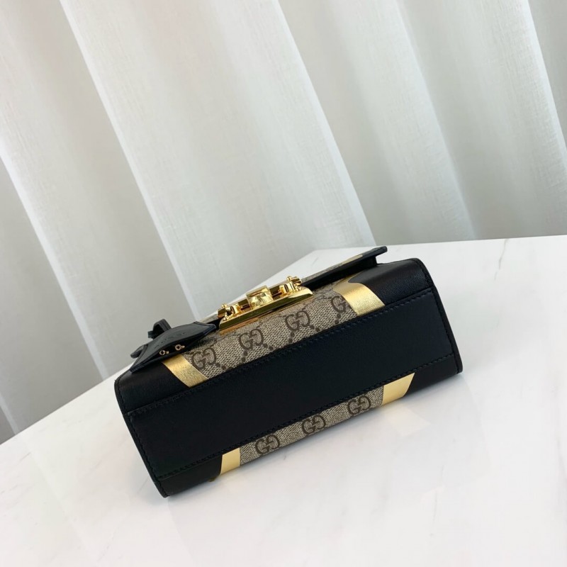 Replica Gucci Padlock Small Gg Shoulder Bag 432182 Black1:1High-quality replica