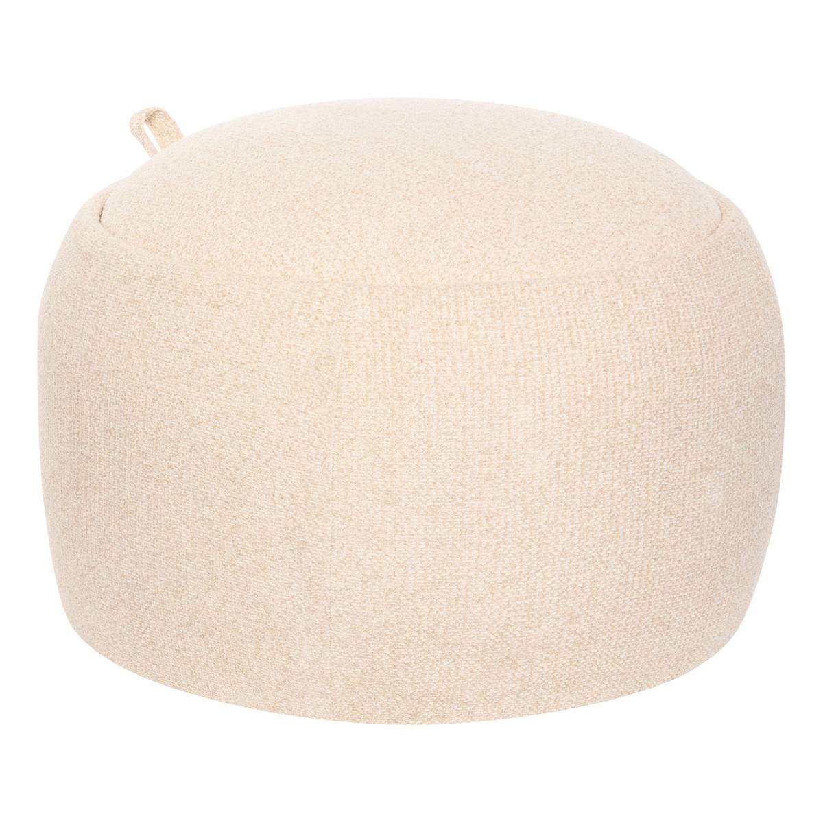 Storage Ottoman "Elior" Cream, D.60 cm