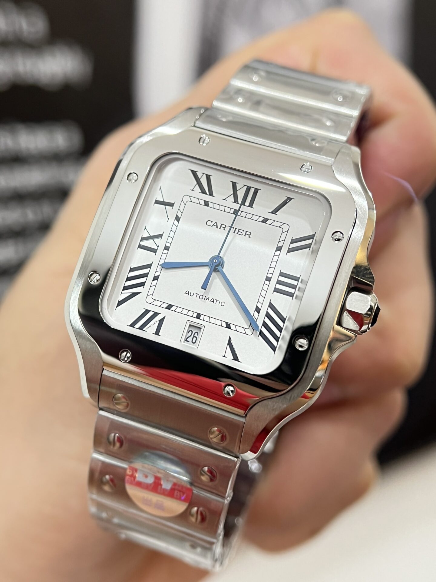 Cartier Santos WSSA0018 Replica 1:1 Watch White Dial 39.8mm - Top club