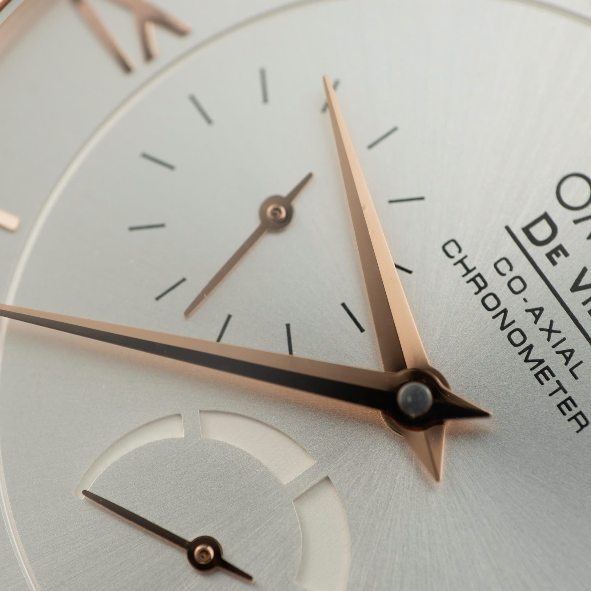 Omega De Ville Prestige Power Reserve Replica Watches Brown Leather Strap 39.5mm - Top club