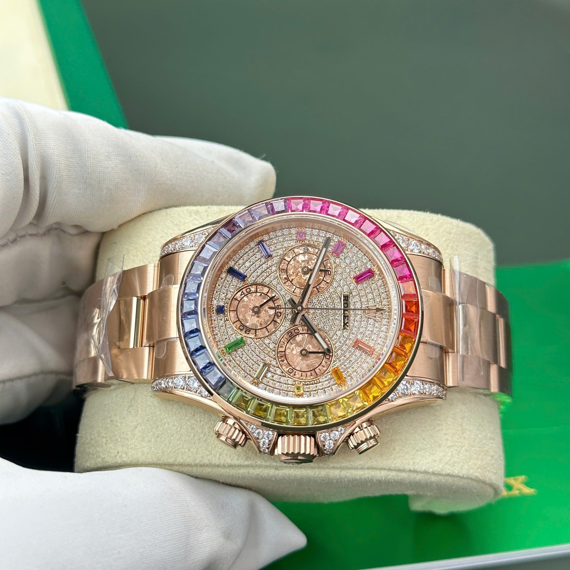 Rolex Cosmograph Daytona 116595 Rainbow Replica Watch BT Factory 40mm - Top club