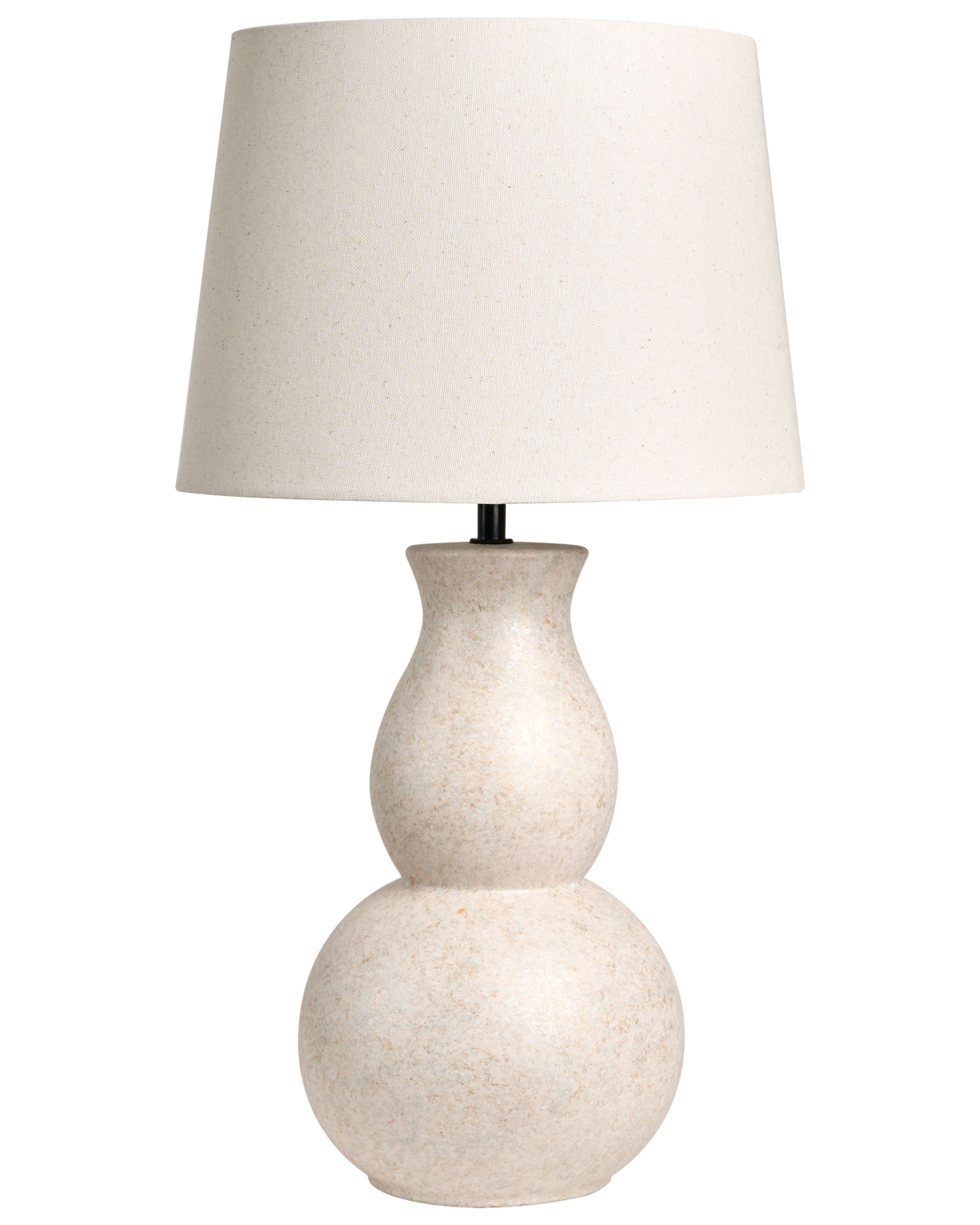 Table Lamp CHARGES Ceramic Light Beige