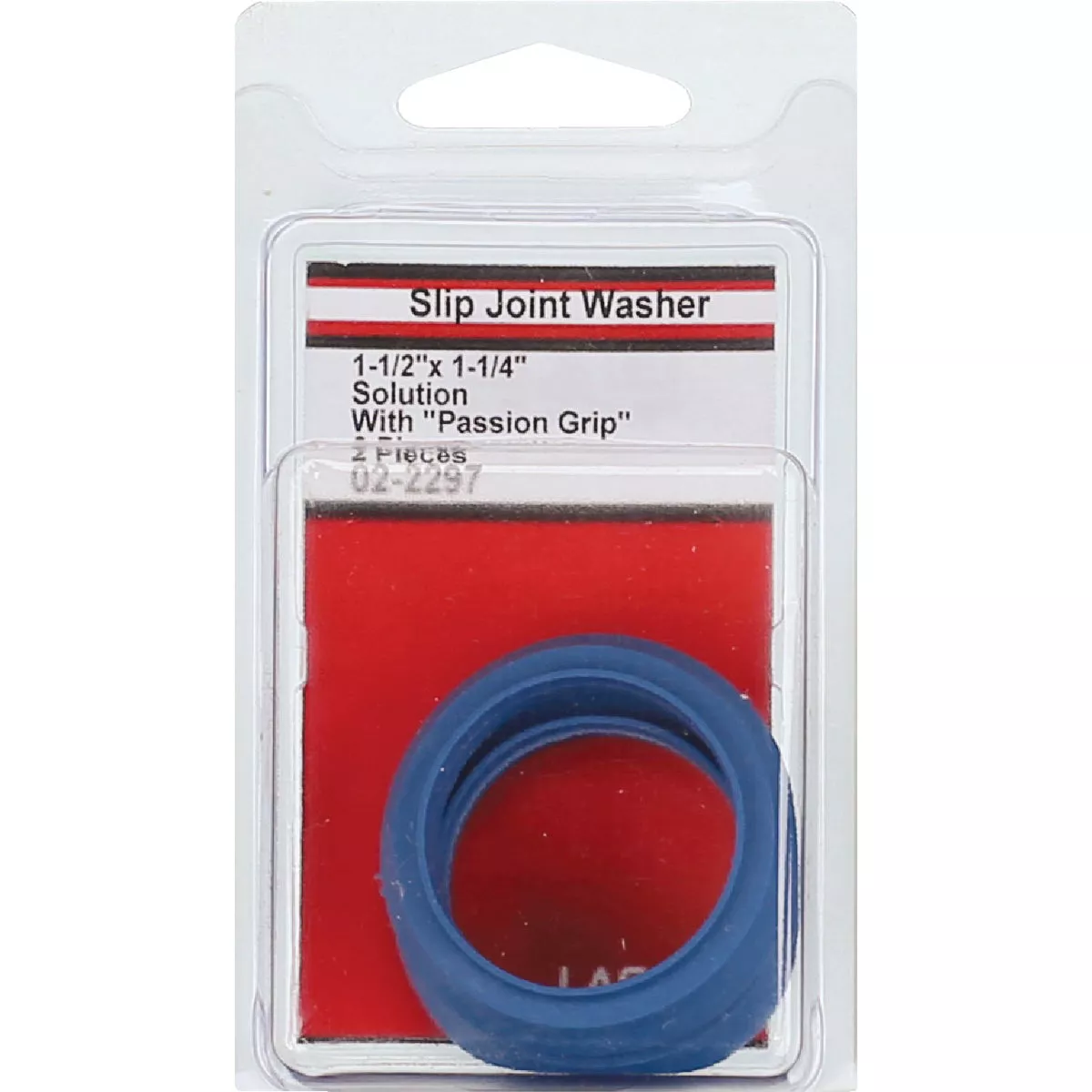 Lasco 1-1/2 In. x 1-1/4 In. Blue Vinyl Slip Joint Washer (2-Pack)