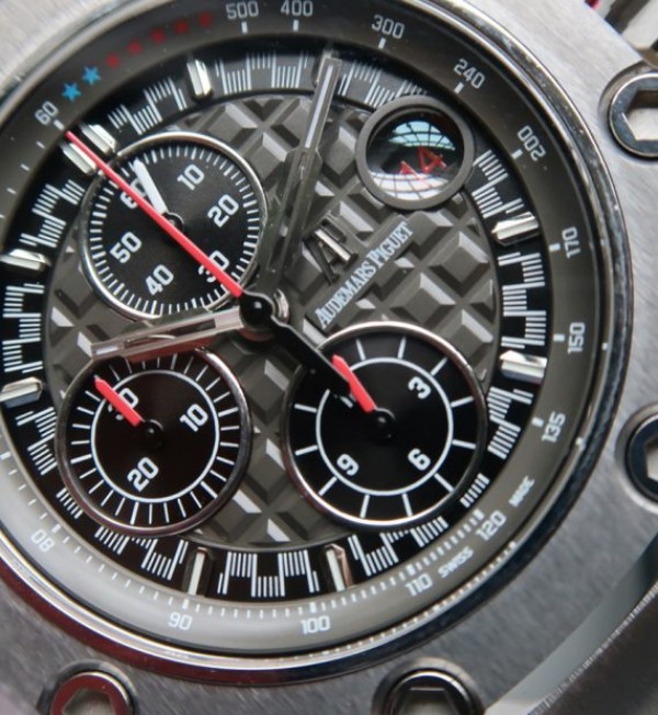 Replica Audemars Piguet JF Royal Oak Offshore Titanium Michael Schumacher Gray Dial A3126 - Elite Watch Atelier