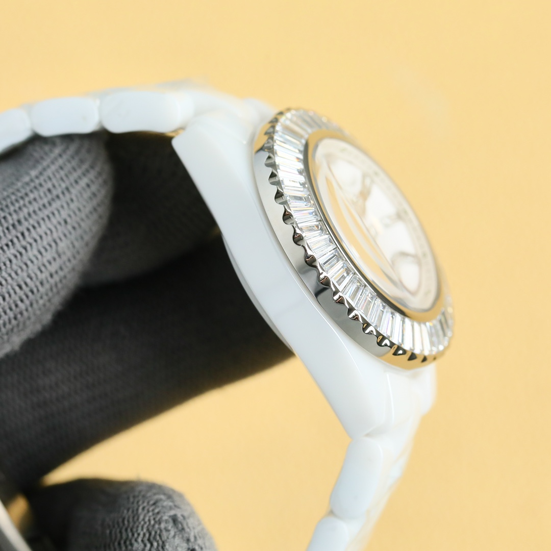 New Super Ceramic - Chanel J12 33mm watch! Goddess Welfare - White(1:1 replica) - Top club