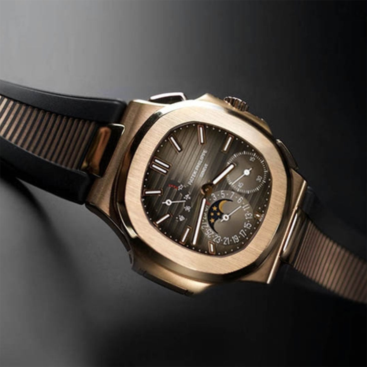 Patek Philippe - Rubber B strap for Nautilus 5712 RG / WG(1:1 replica) - Top club