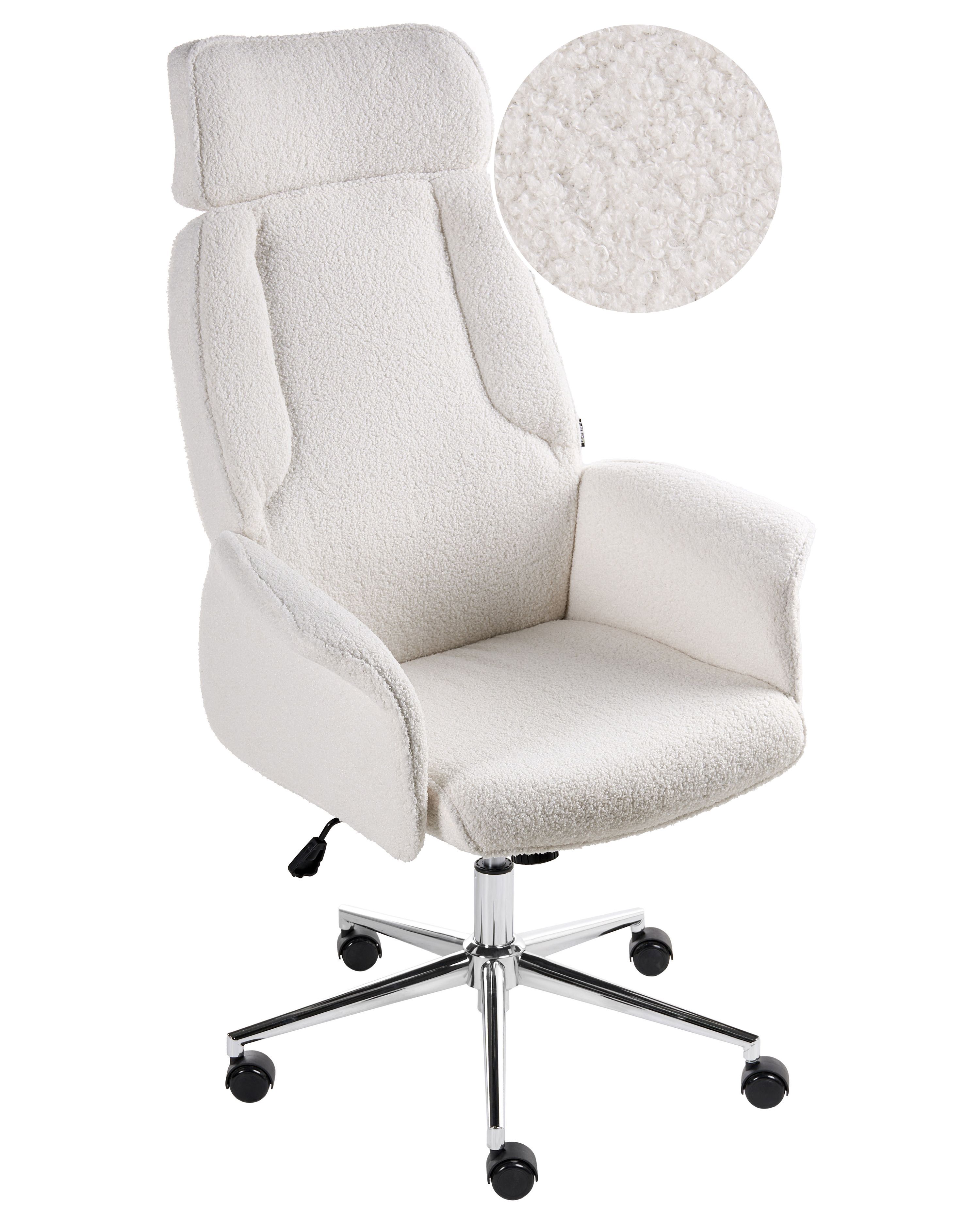Office Chair PILOT Boucle Off-White
