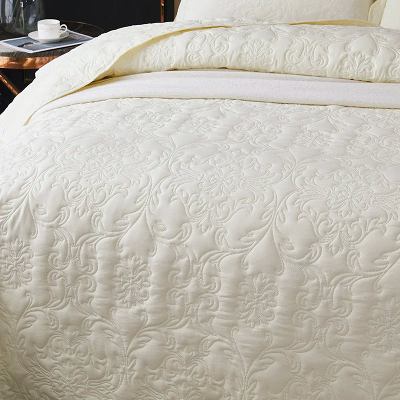 ElegantTouch - Wit Geïmpregneerd Katoenen Quilt