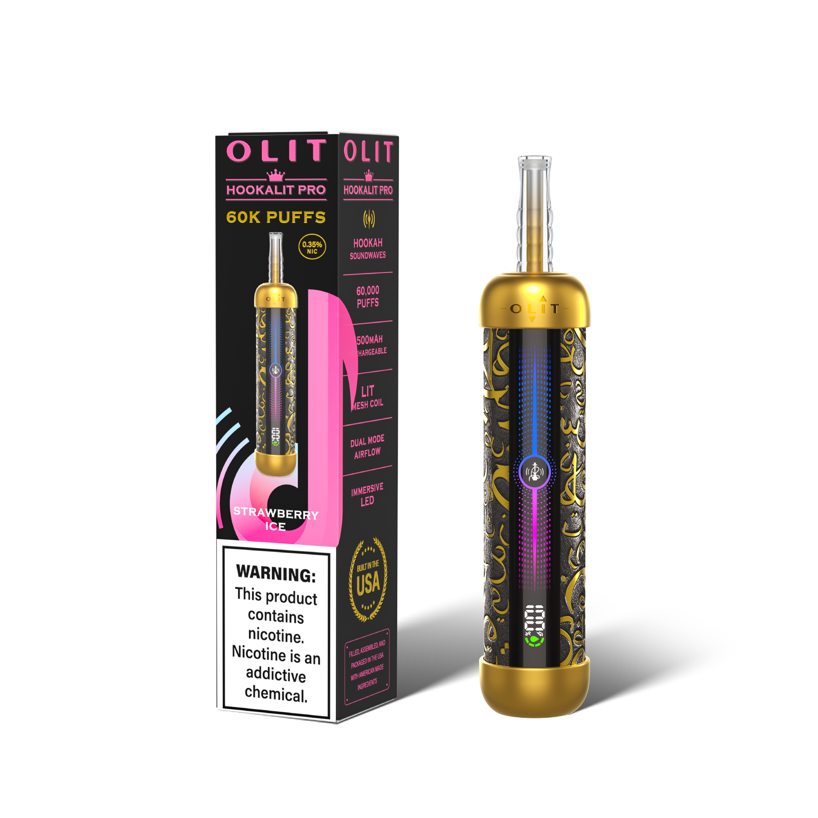 OLIT HOOKALIT PRO 60K DISPOSABLE