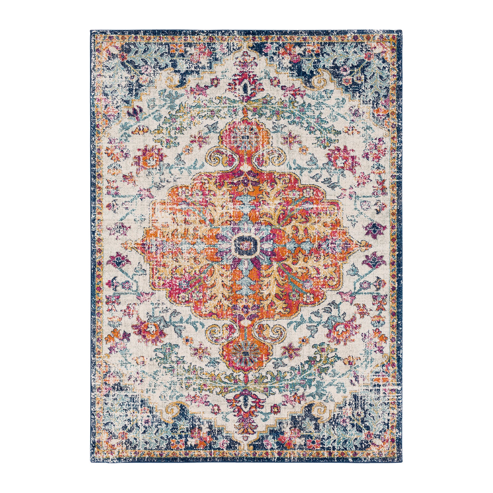 Blokker Ravari Vloerkleed 160 x 220 cm - Turquoise