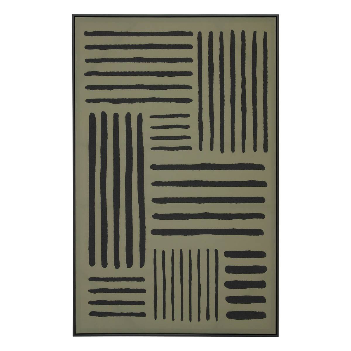 Framed painting "Roshan" Green, 116x75 cm