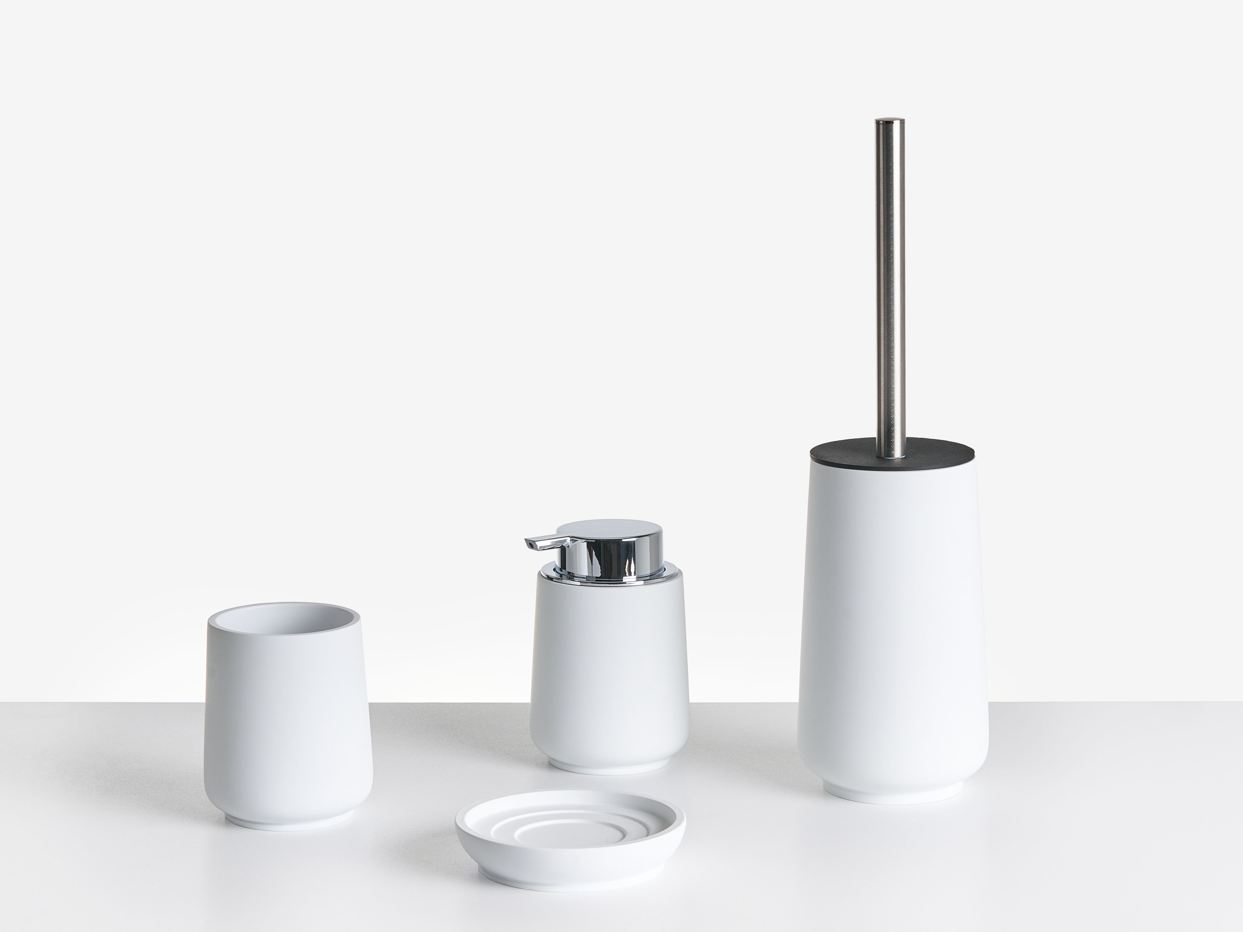 4-Piece Bathroom Accessories Set SUCHES White