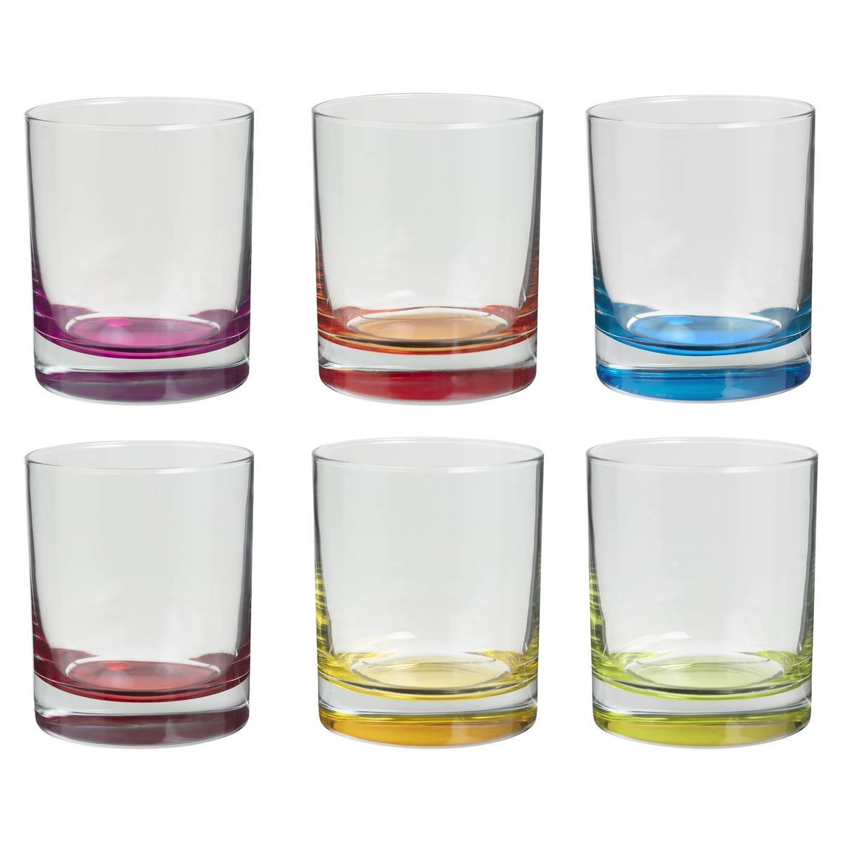 Low Tumbler "Colori'Eau" 300 ml, Transparent