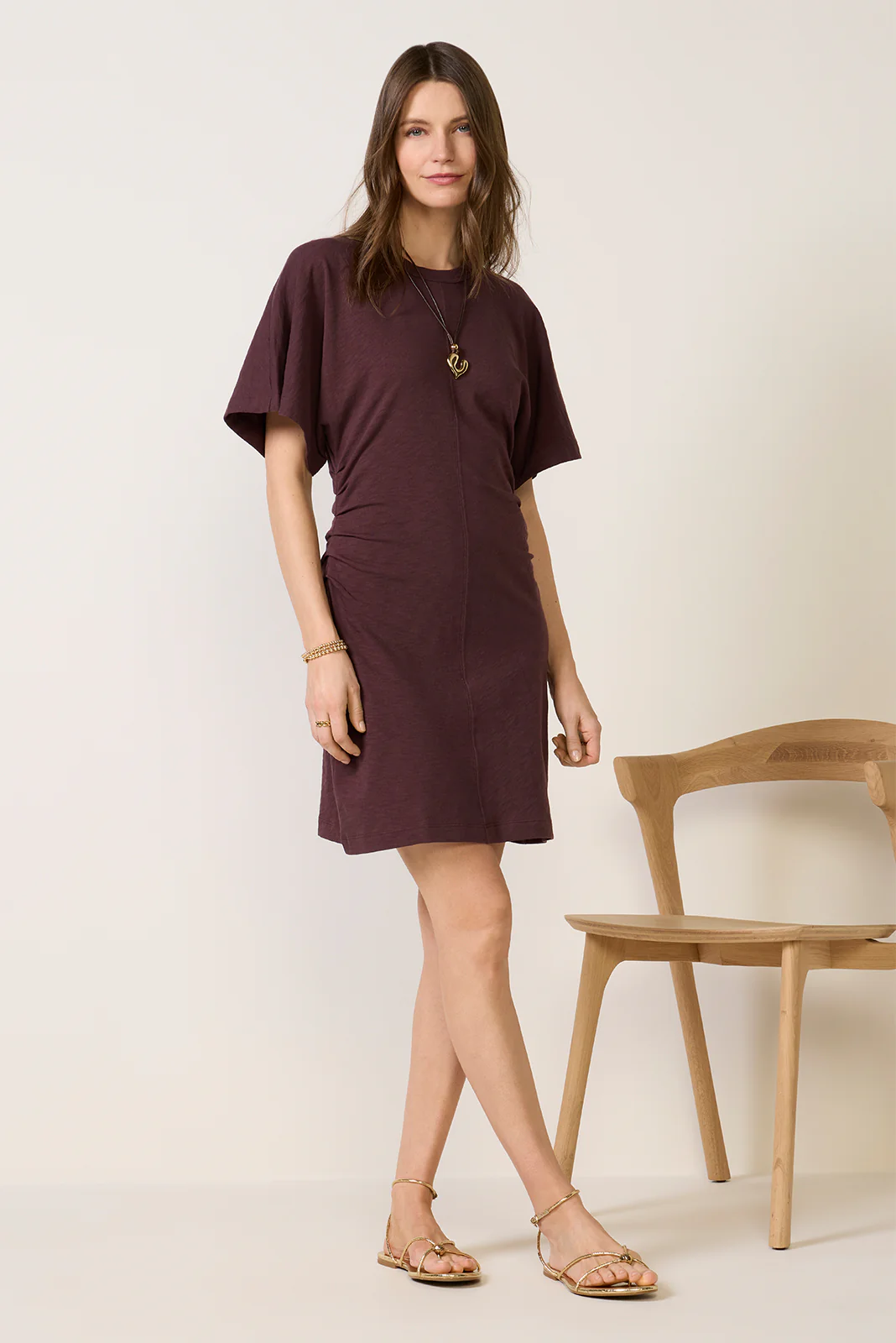 Cam Ruched Mini Dress