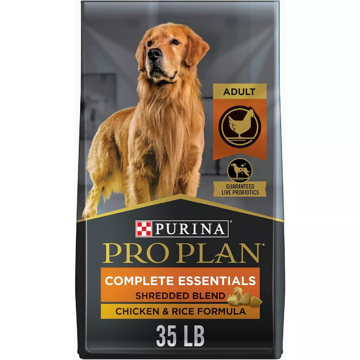 Purina Pro Plan Shredded Blend 35 Lb. Chicken & Rice Flavor Adult Dry Dog Food