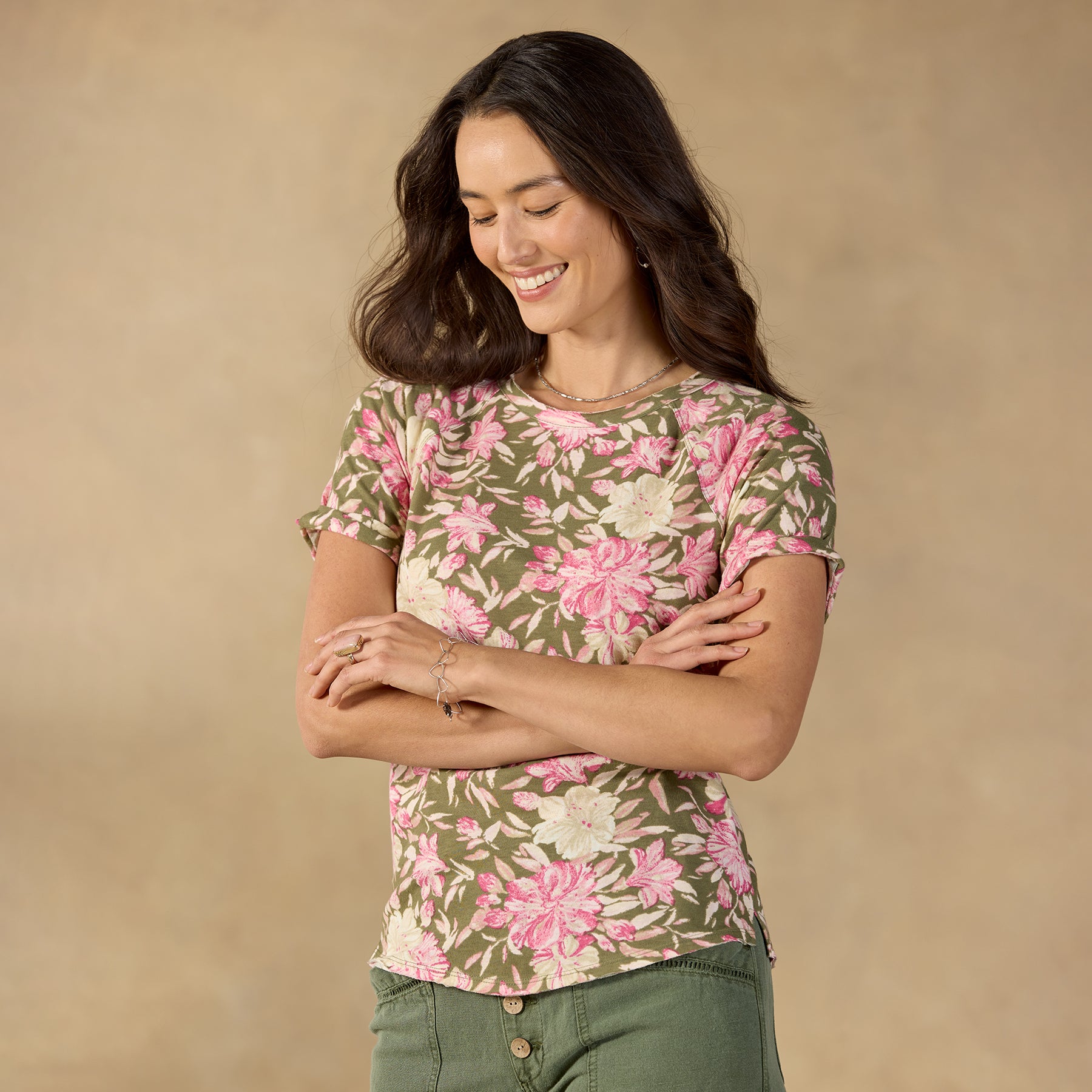 Miranda Floral Tee - Sundance Clothing