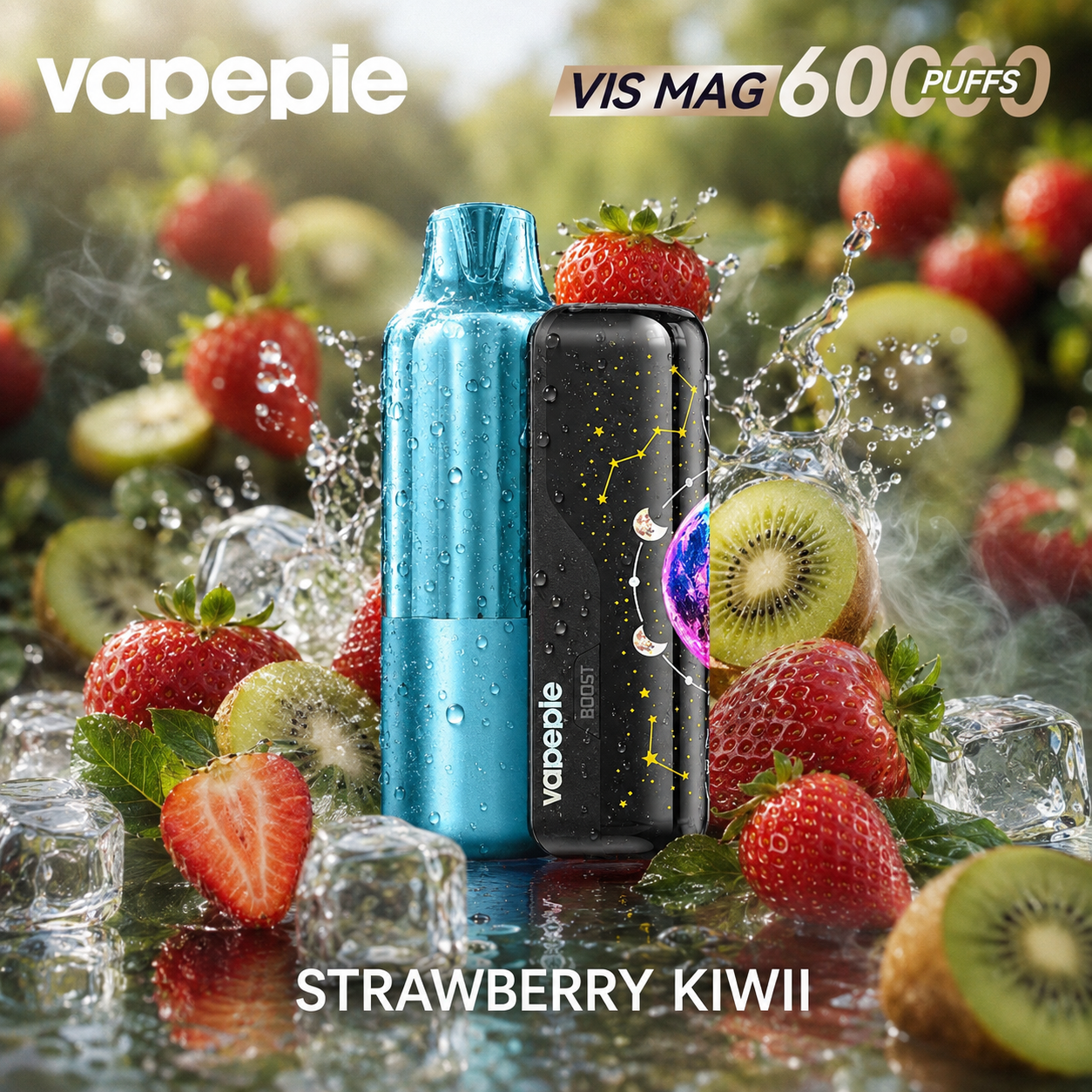 Ădes eper-kiwi â VAPEPIE VIS MAG