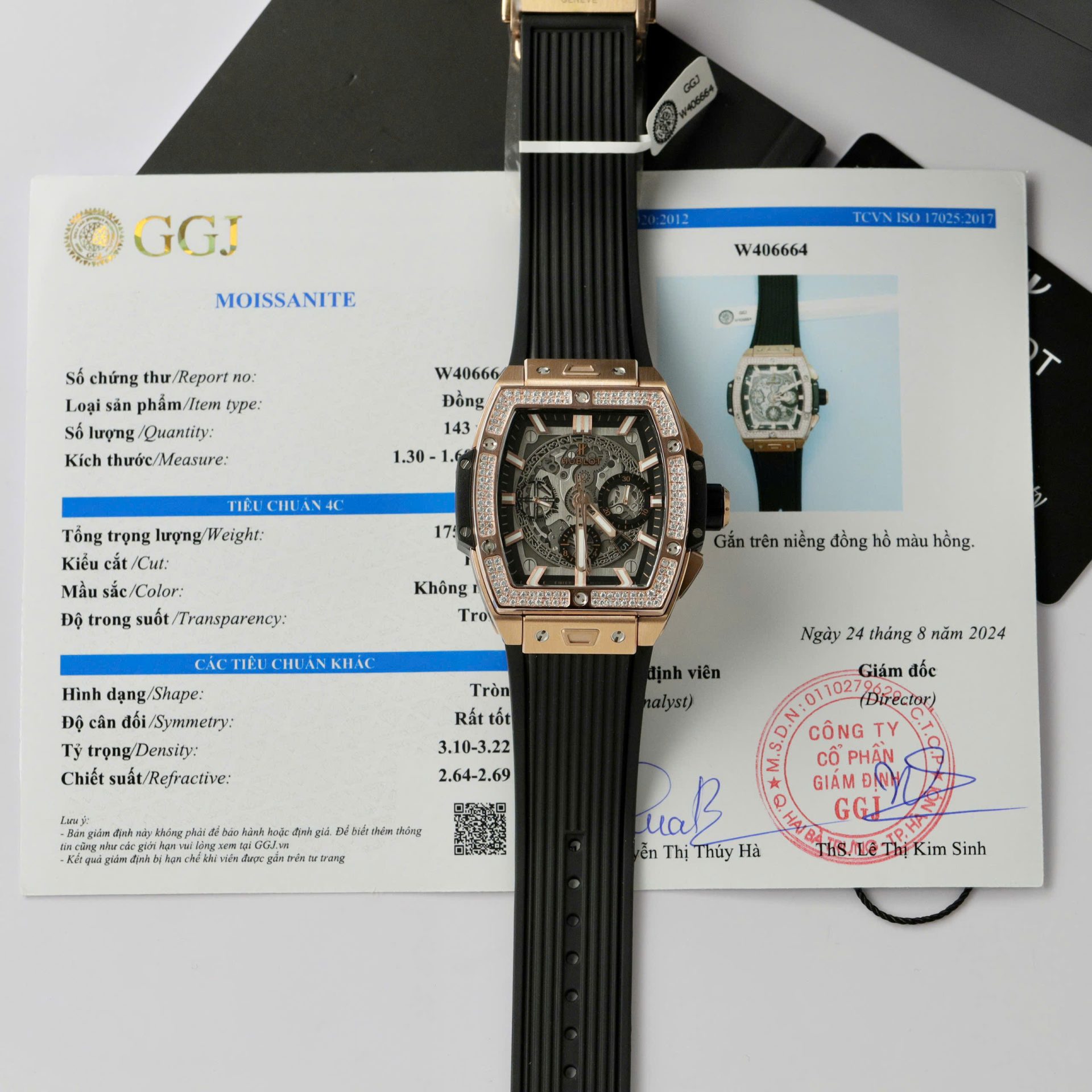 Hublot Spirit Of Big Bang King Gold Custom Moissanite Diamonds Hong Kong 42mm - Top club