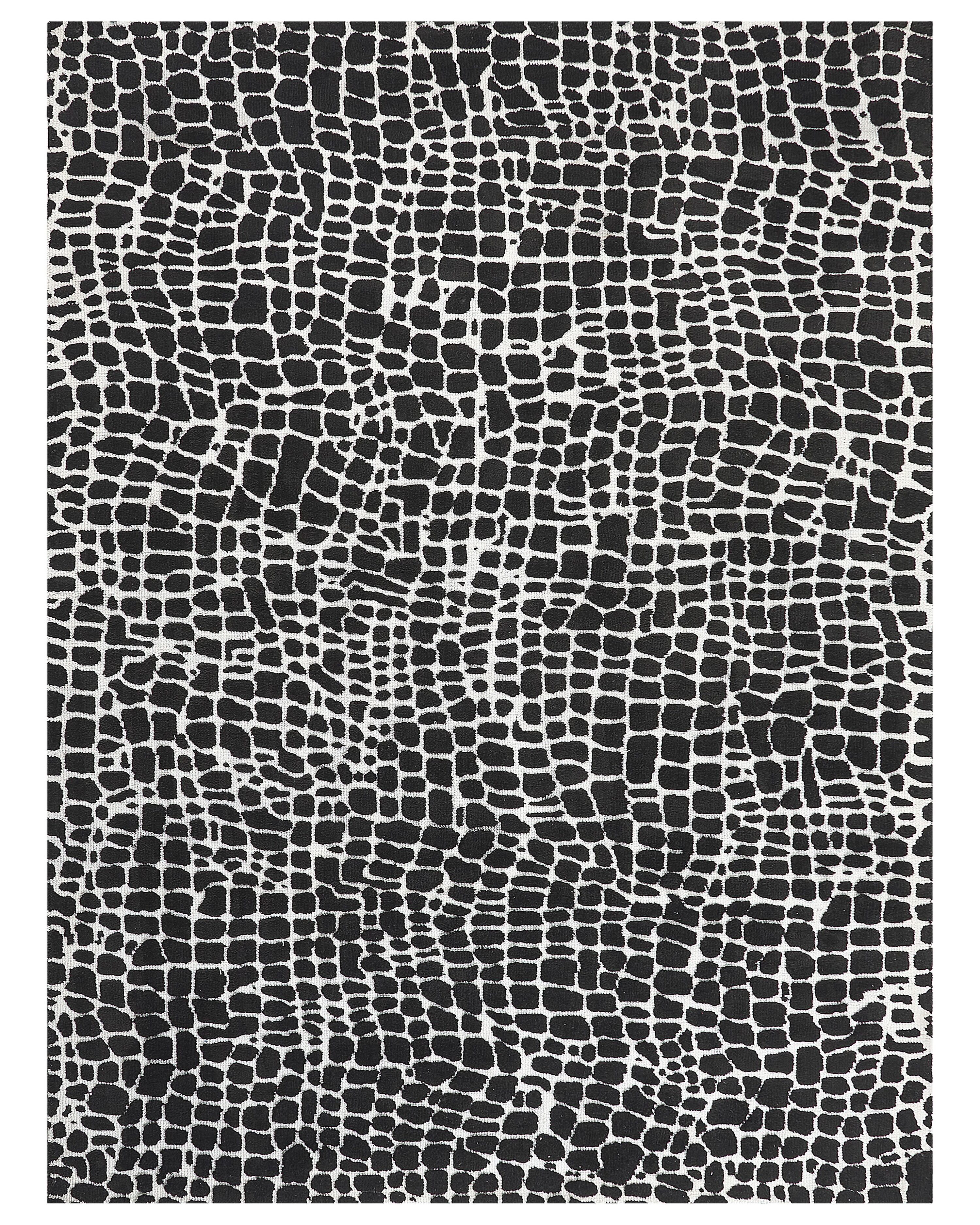 Rug PUNGE Black 300 x 400 cm