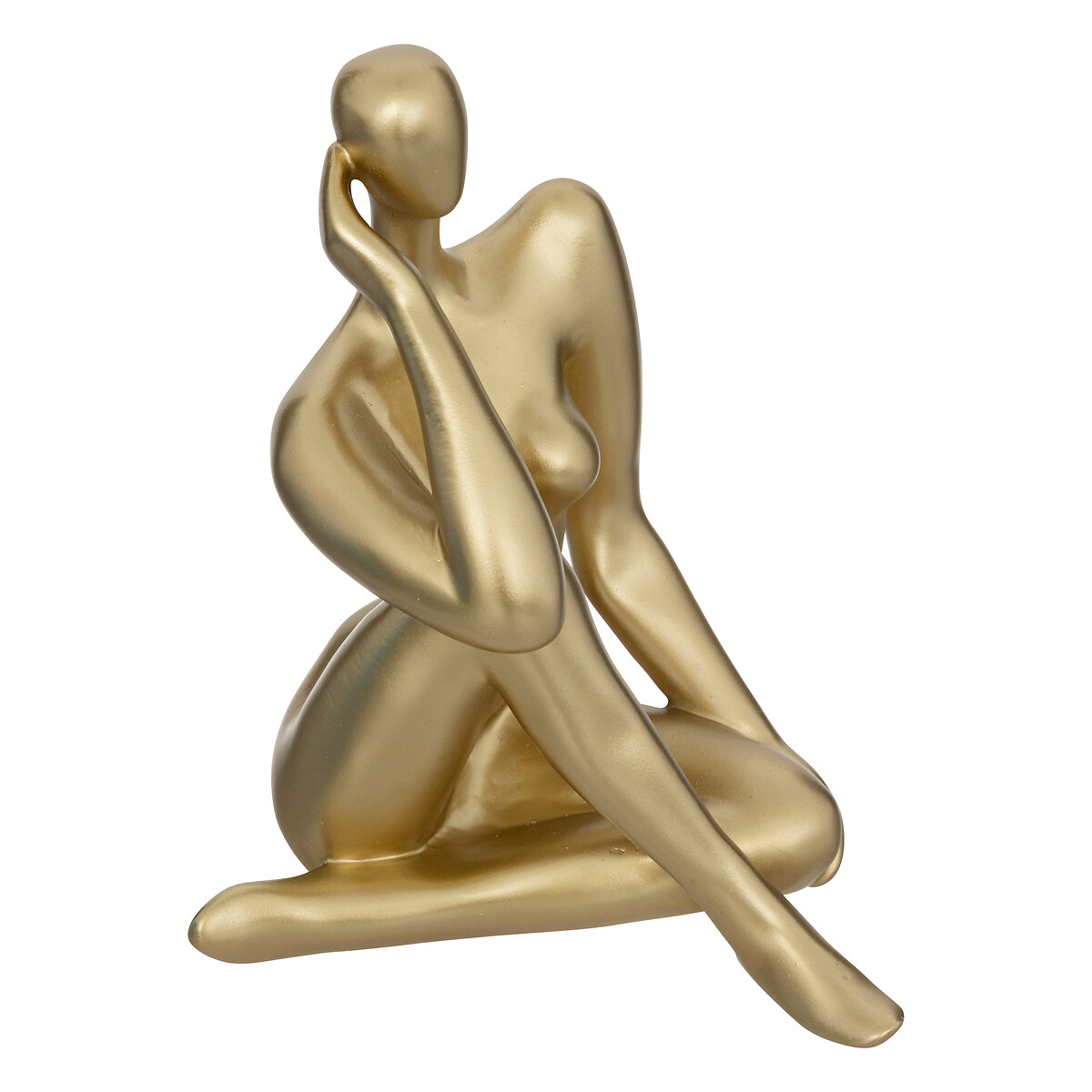 Woman statuette Resin, golden, h.25,3 cm