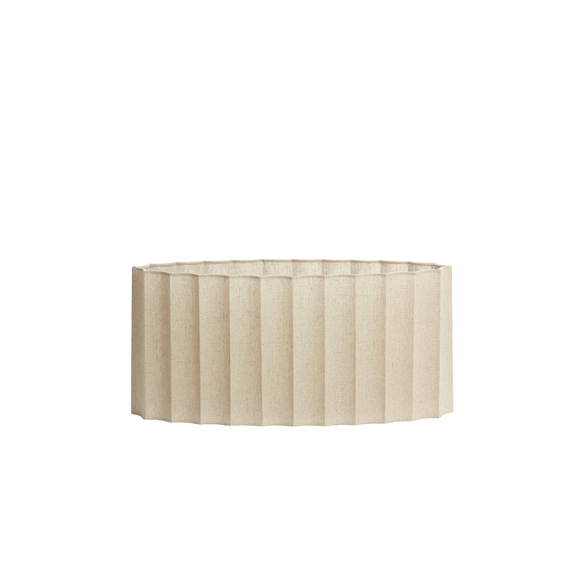 Light & Living Lampenkap ovaal Disli - Crème - 58x24x27cm