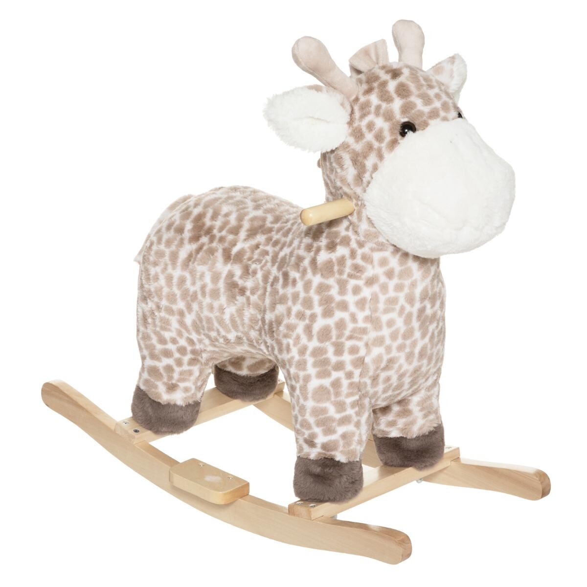 Rocking horse "Giraffe" Multicoloured, H.55 cm