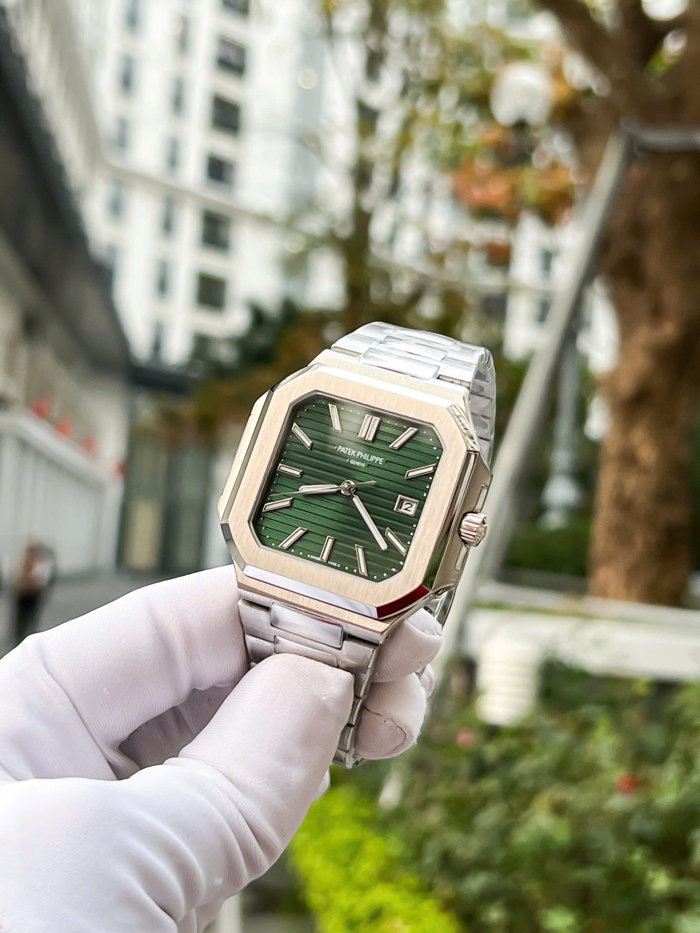 Patek Philippe Best Replica Watch Cubitus 5821 Green Dial 45mm - Top club